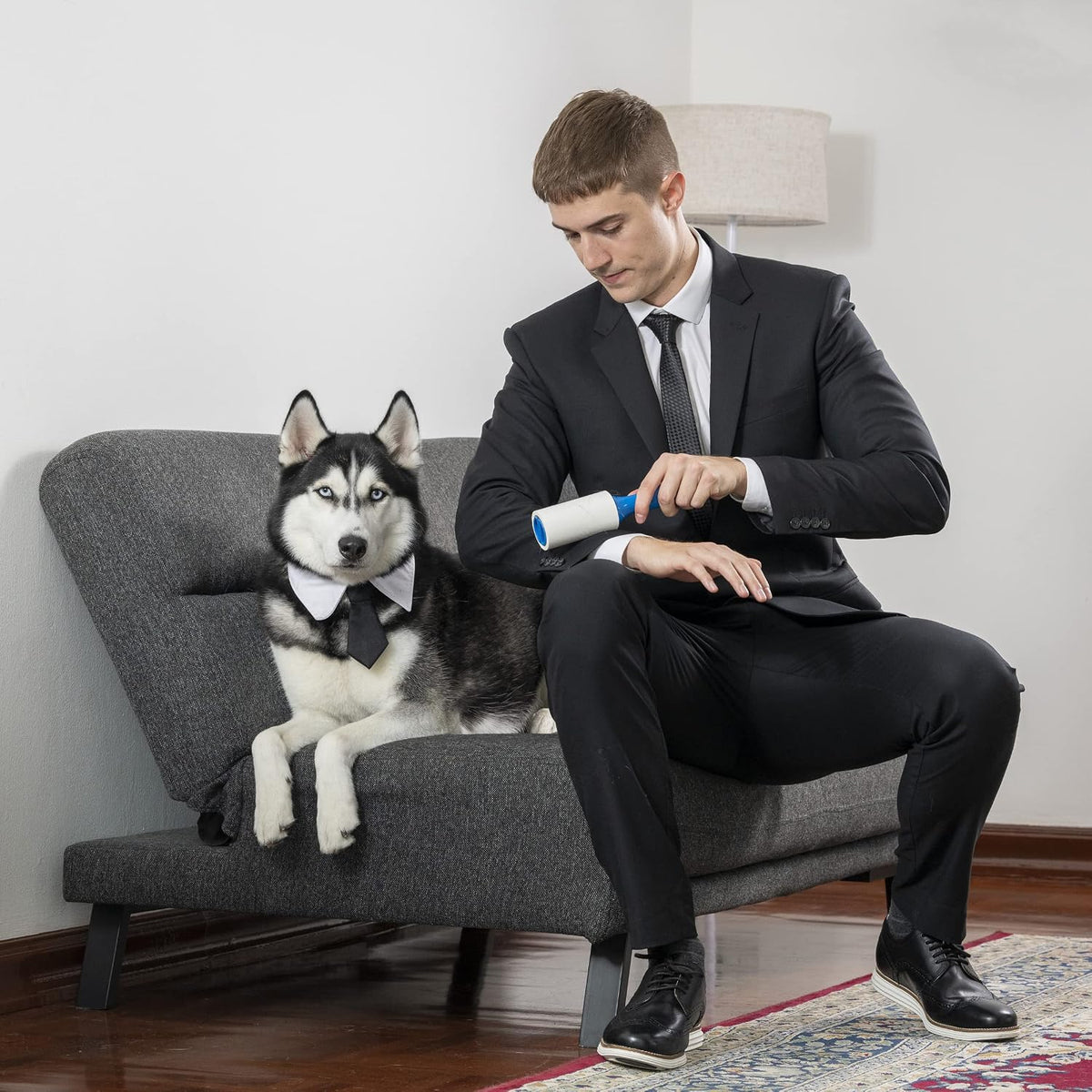 PetLovers Extra Sticky Lint Roller Mega Value Set 450 Sheets for Pet Hair Removal Dog and Cat Lint Remover 5 Pack