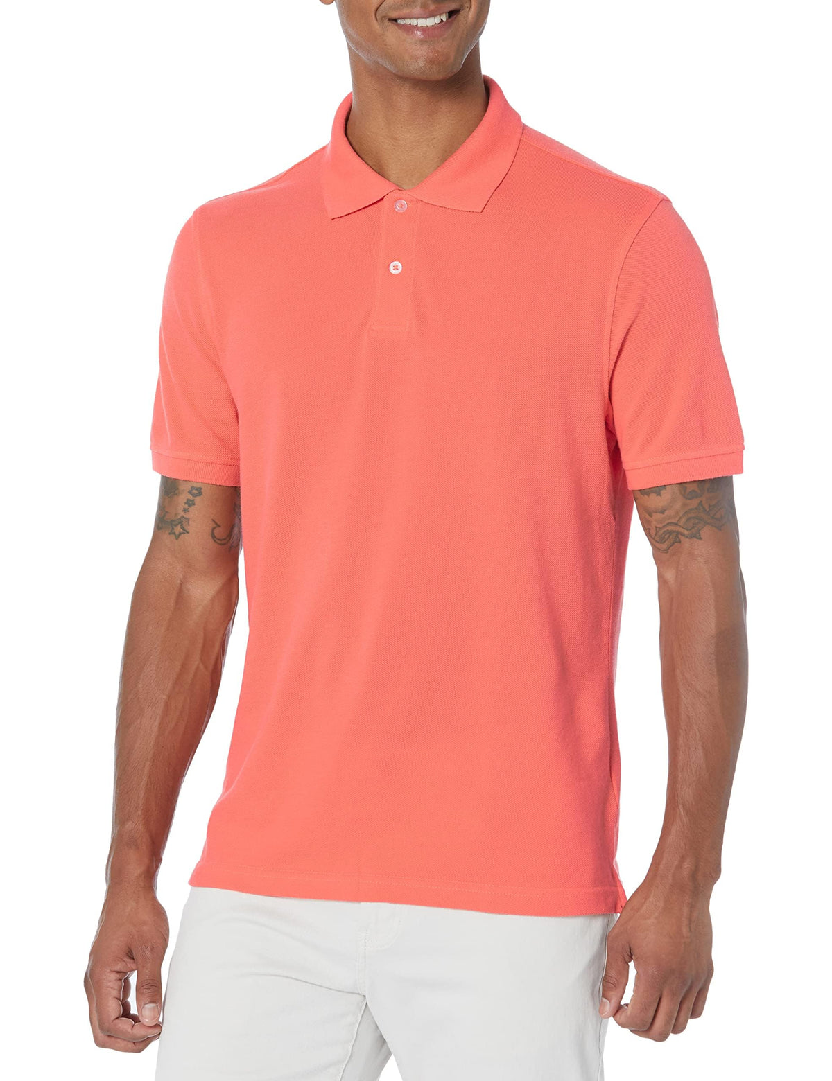 Amazon Essentials Men's Slim-Fit Cotton Pique Polo Shirt (Limited Edition Colors)