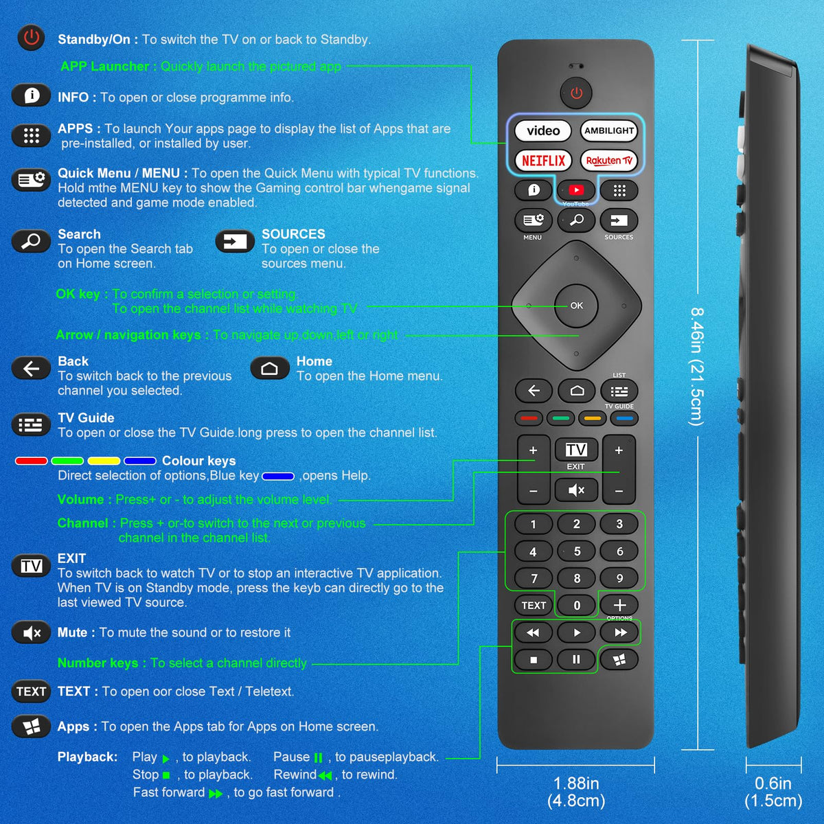 for LG TV Remote, Universal for LG Remote Control Smart TV Replacement