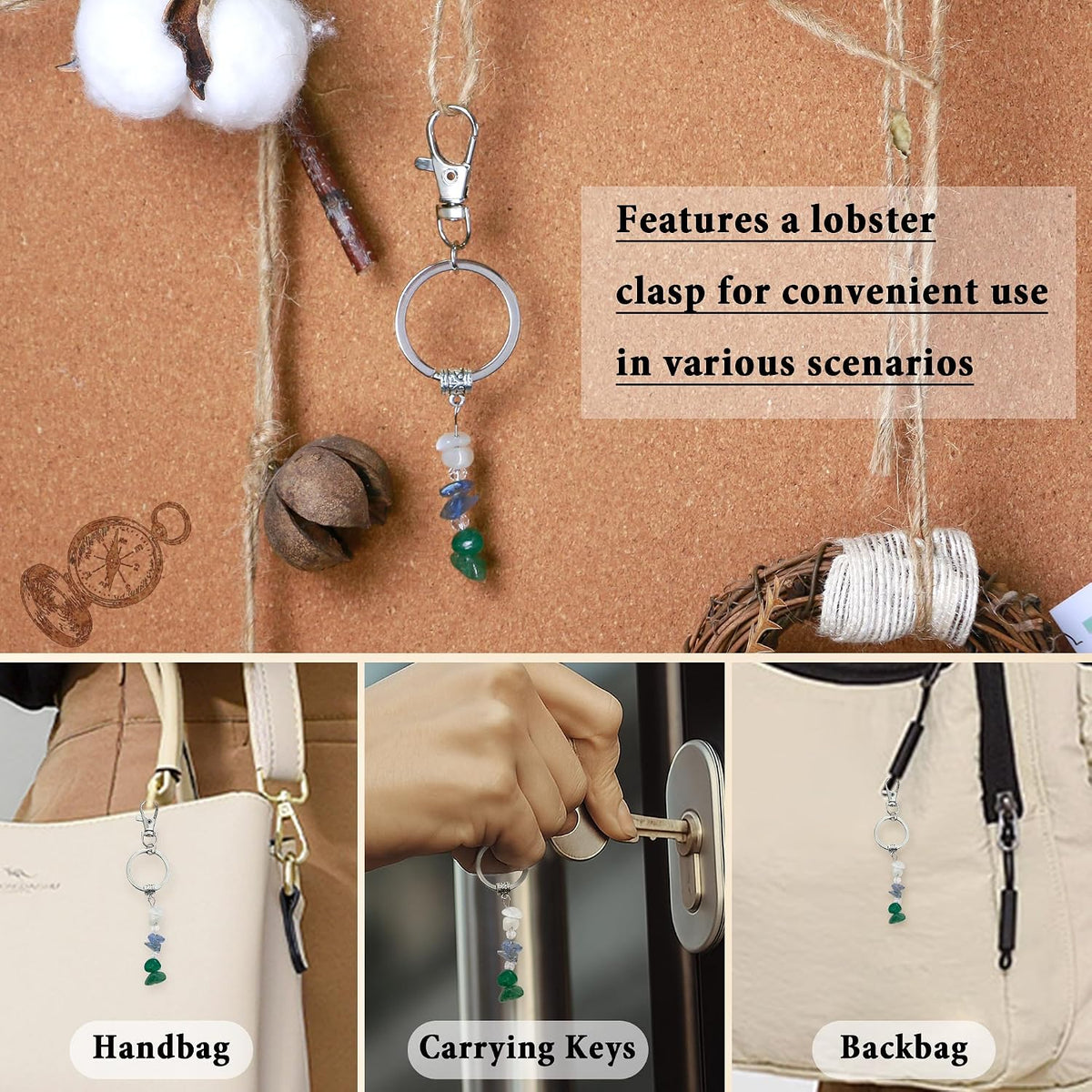 Trinckle New Beginnings Gifts for Women Crystal Keychain Leaving Gifts