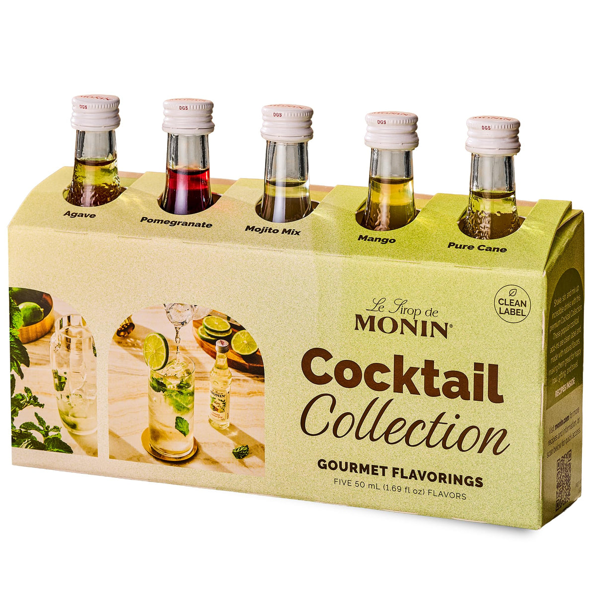 MONIN Premium Pistachio Syrup 700ml, for Coffee and Cocktails, Vegan