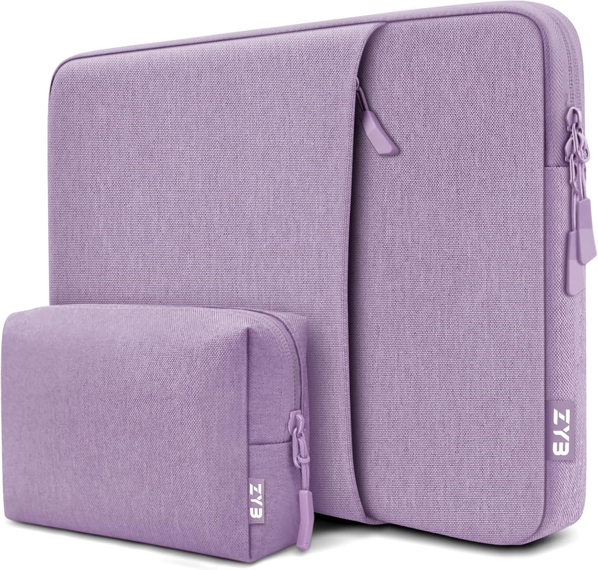 ZYB Laptop Sleeve 14 Inch, Waterproof Shockproof 14 Inch Laptop Case for 14" Notebook Lenovo Thinkpad IdeaPad, MacBook Air 15.3 2026-2023 M5 M4 M3 M2, 14" HP Dell Acer Chromebook Mac Pro 15-Purple