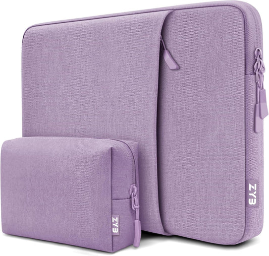 ZYB Laptop Sleeve 14 Inch, Waterproof Shockproof 14 Inch Laptop Case for 14" Notebook Lenovo Thinkpad IdeaPad, MacBook Air 15.3 2026-2023 M5 M4 M3 M2, 14" HP Dell Acer Chromebook Mac Pro 15-Purple