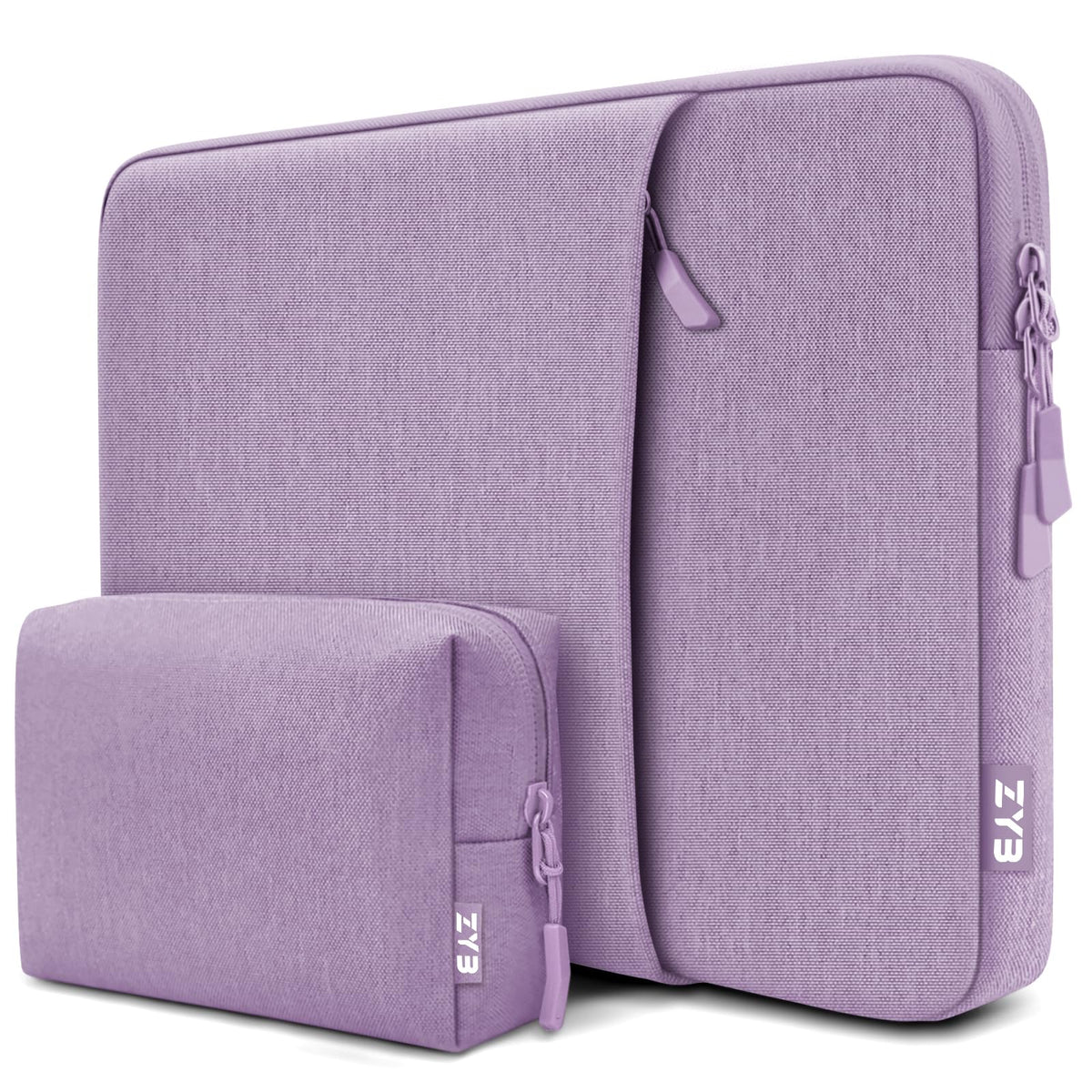 ZYB Laptop Sleeve 14 Inch, Waterproof Shockproof 14 Inch Laptop Case for 14" Notebook Lenovo Thinkpad IdeaPad, MacBook Air 15.3 2026-2023 M5 M4 M3 M2, 14" HP Dell Acer Chromebook Mac Pro 15-Purple