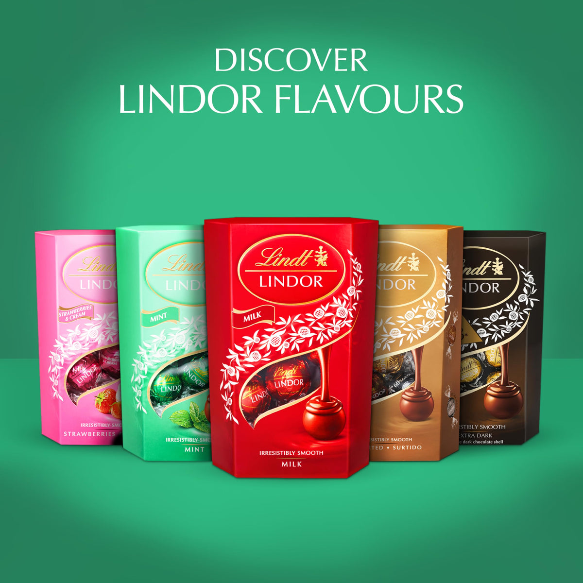 Lindt Lindor White Chocolate Truffles – 200g Box (Approx. 16 Balls) – Smooth Filling – Gift, Birthday, Congratulations Treat