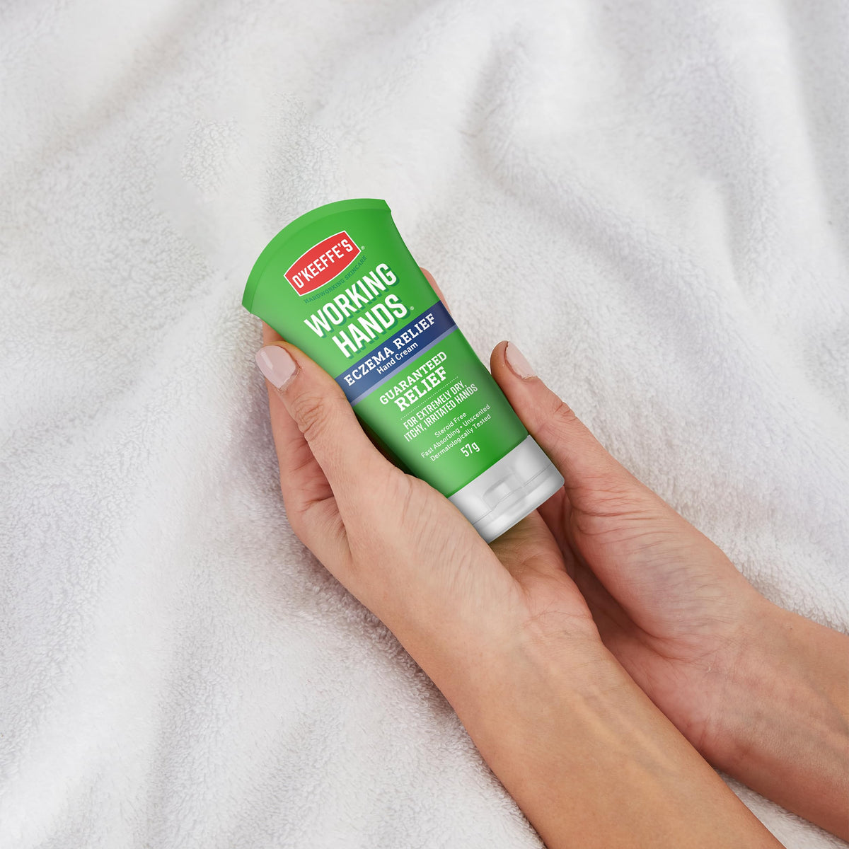 O'Keeffe's Working Hands, 96 g Jar 2 Pack - Hand Cream for Extremely Dry, Cracked Hands | Instantly Increases Moisture Content, Forms a Protective Layer and Prevents Moisture Loss