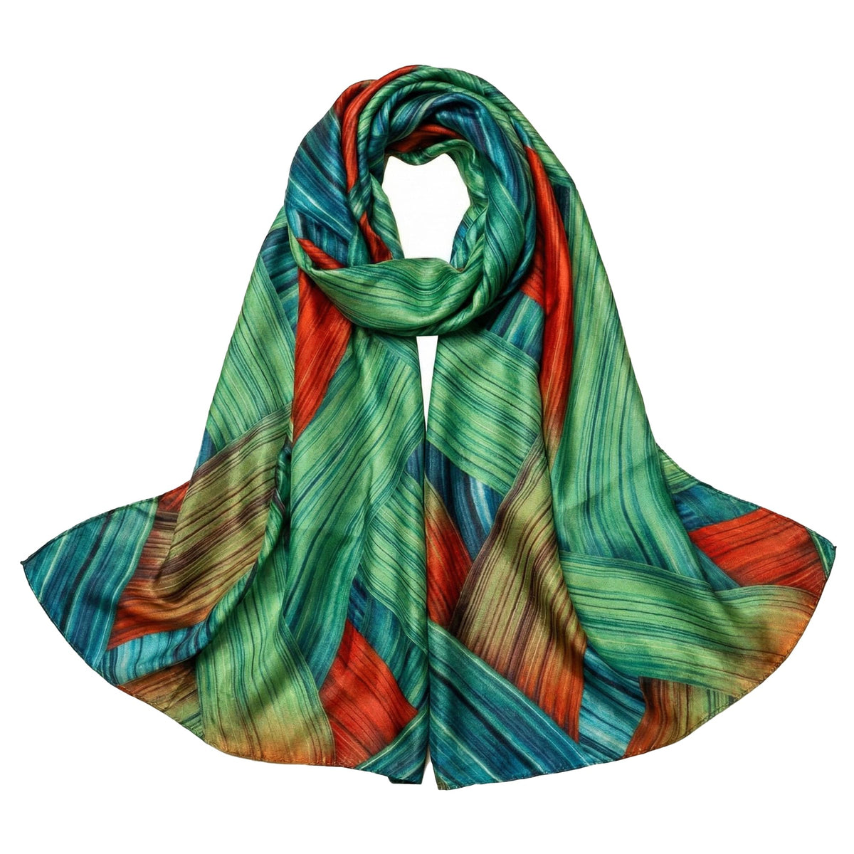 Trillion London® Silk Shawl Birthday Gifts for Women - Designer Silk Scarf