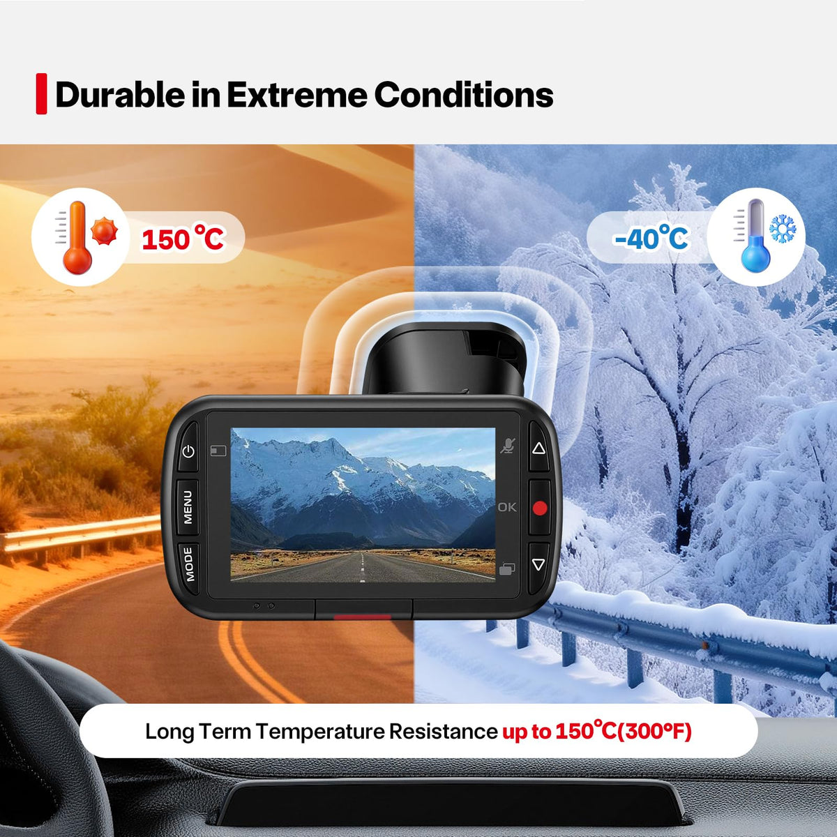Dash Cam Sticky Pads, 6Pcs Dash Cam Mount Adhesive Pads, Double Sided Sticky Pads for Dashcam GoPro Car Camera Action Camera, Dashcam Sticky Pad for Windscreen & Dashboard, Cuttable Adhesive, 56mm
