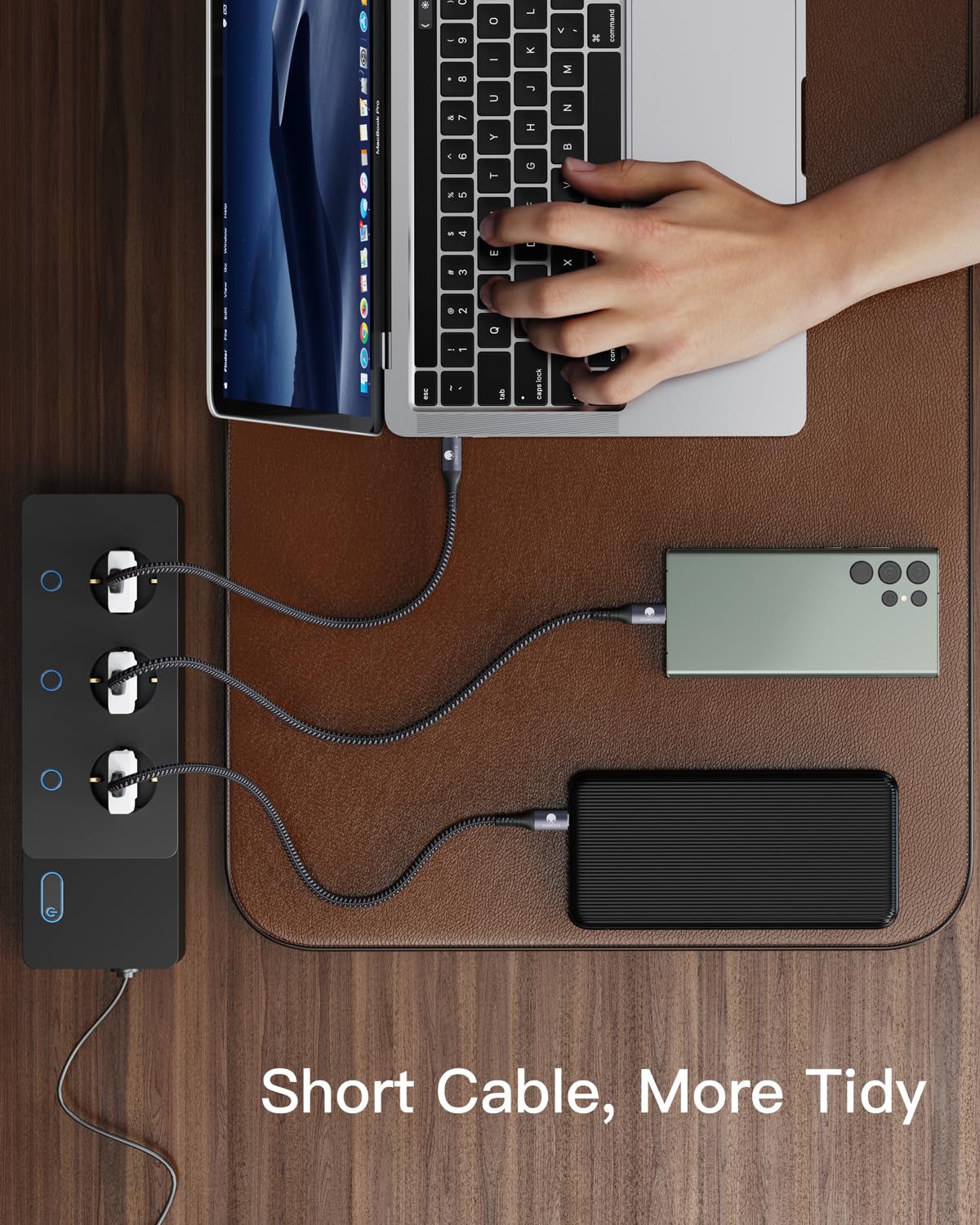 CONMDEX USB C Cable Short 50cm/0.5M 2Pack10Gbps Data USB3.1 Gen2 Type C Android Auto Cable QC3.0 3.1A USB A to C Fast Charger for Samsung Note20 Galaxy S24/S23/S22/S21 Z Flip 5 Tab S9 Pixel 9 Pro-Red