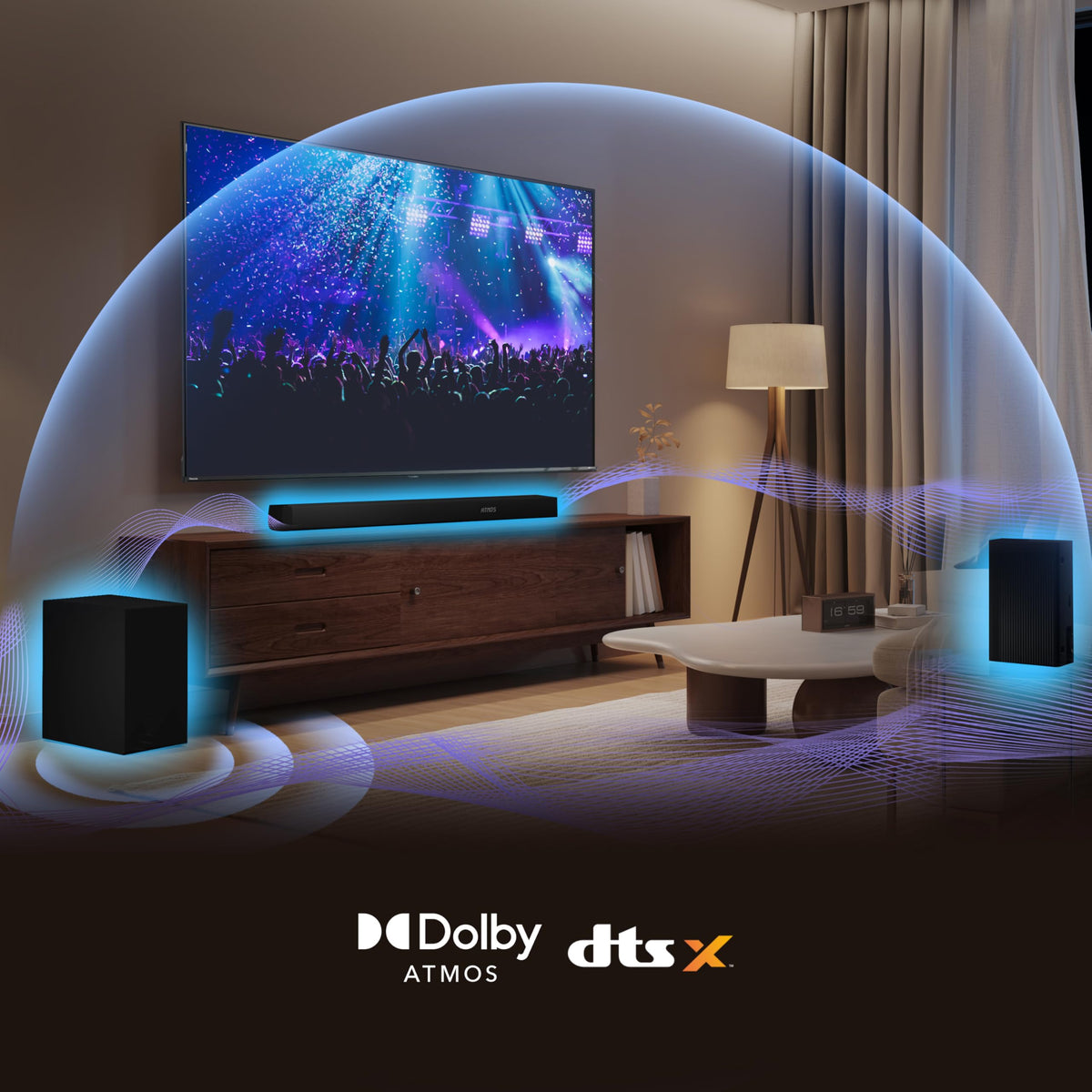 Hisense HS2000 2.1 CH All-In-One Soundbar for TV
