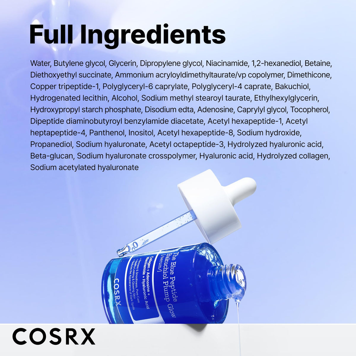 COSRX 6 Peptide Collagen Booster Serum 150ml, Face Toner with Niacinamide