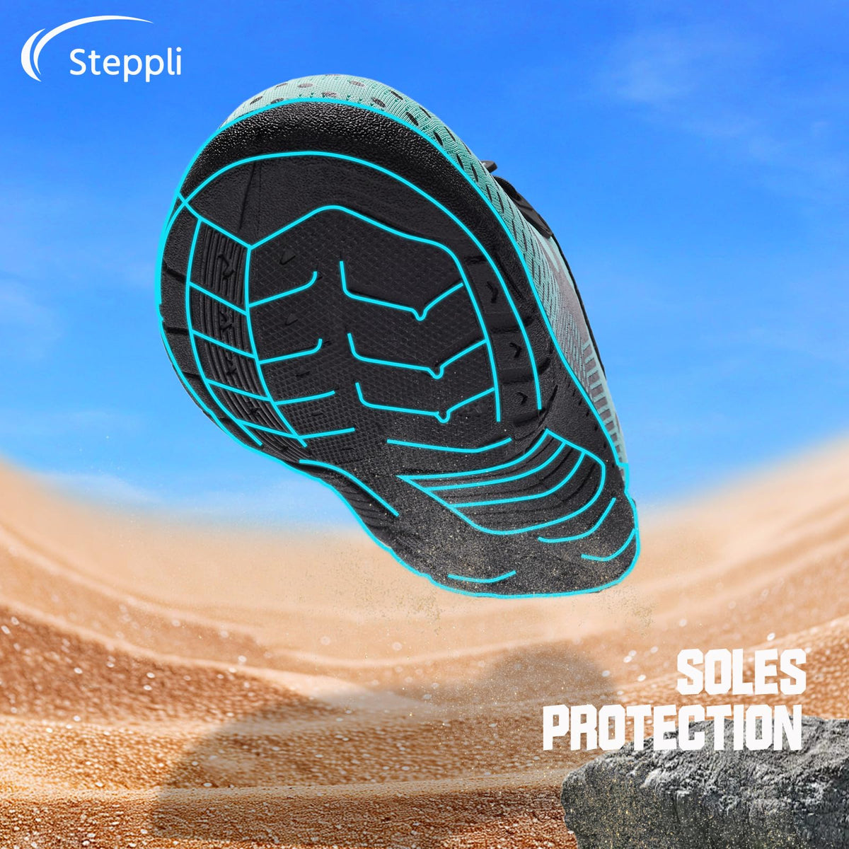 Steppli Water Shoes Beach Barefoot Swim Sea Aqua Shoes for Men Women