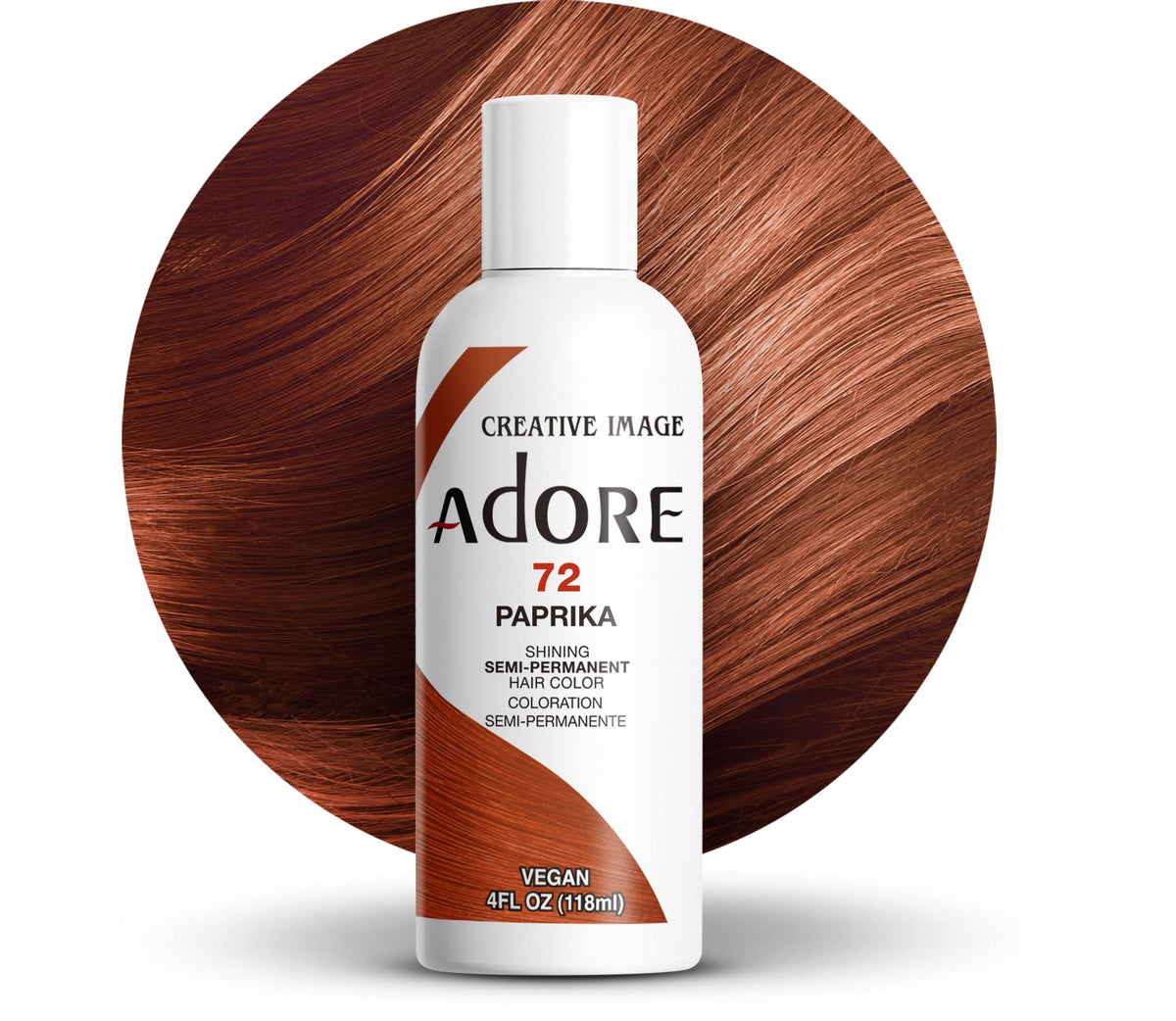 Adore Shining Semi Permanent Hair Colour 121 Jet Black – Vibrant Black Hair Dye, Vegan & Cruelty-Free, Ammonia, Peroxide & Alcohol Free