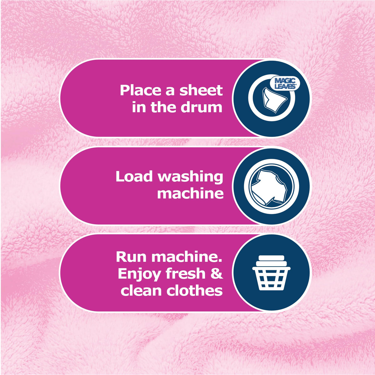 Dr. Beckmann MAGIC LEAVES Laundry Detergent Sheets BIO | Convenient and pre-dosed laundry detergent sheets | Dissolvable climate neutral and easy to use | 25 sheets
