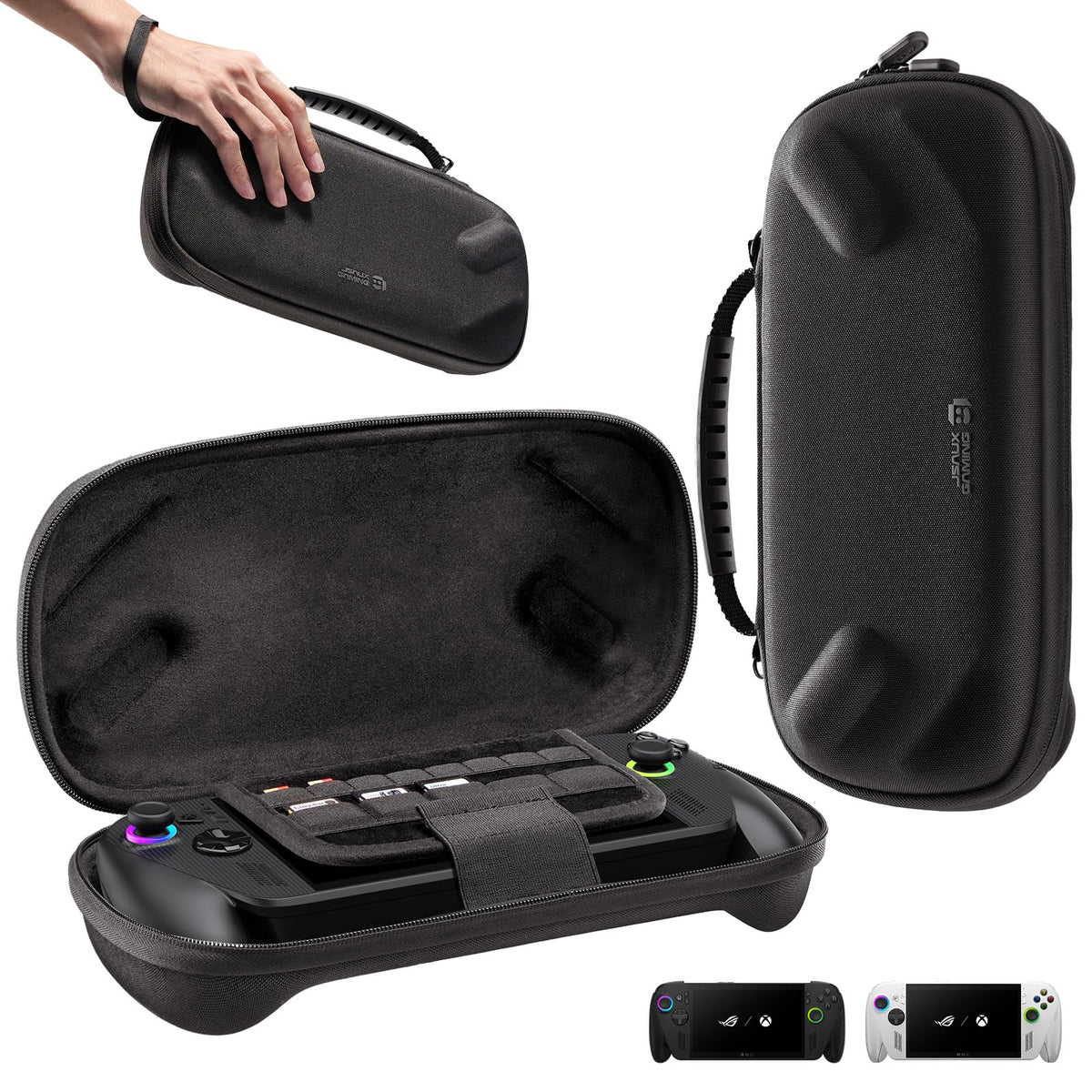 JSAUX Carrying Case for ROG Xbox Ally/Ally X, All-in-One Accessories Bundle