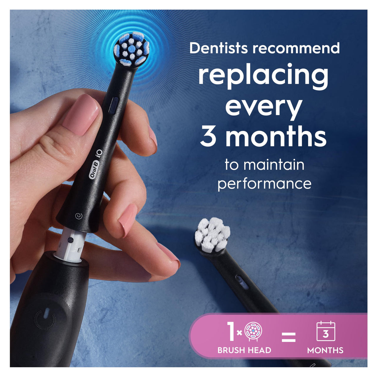Oral-B iO Series Ultimate Clean Electric Toothbrush Brush Heads, 4 Count, White