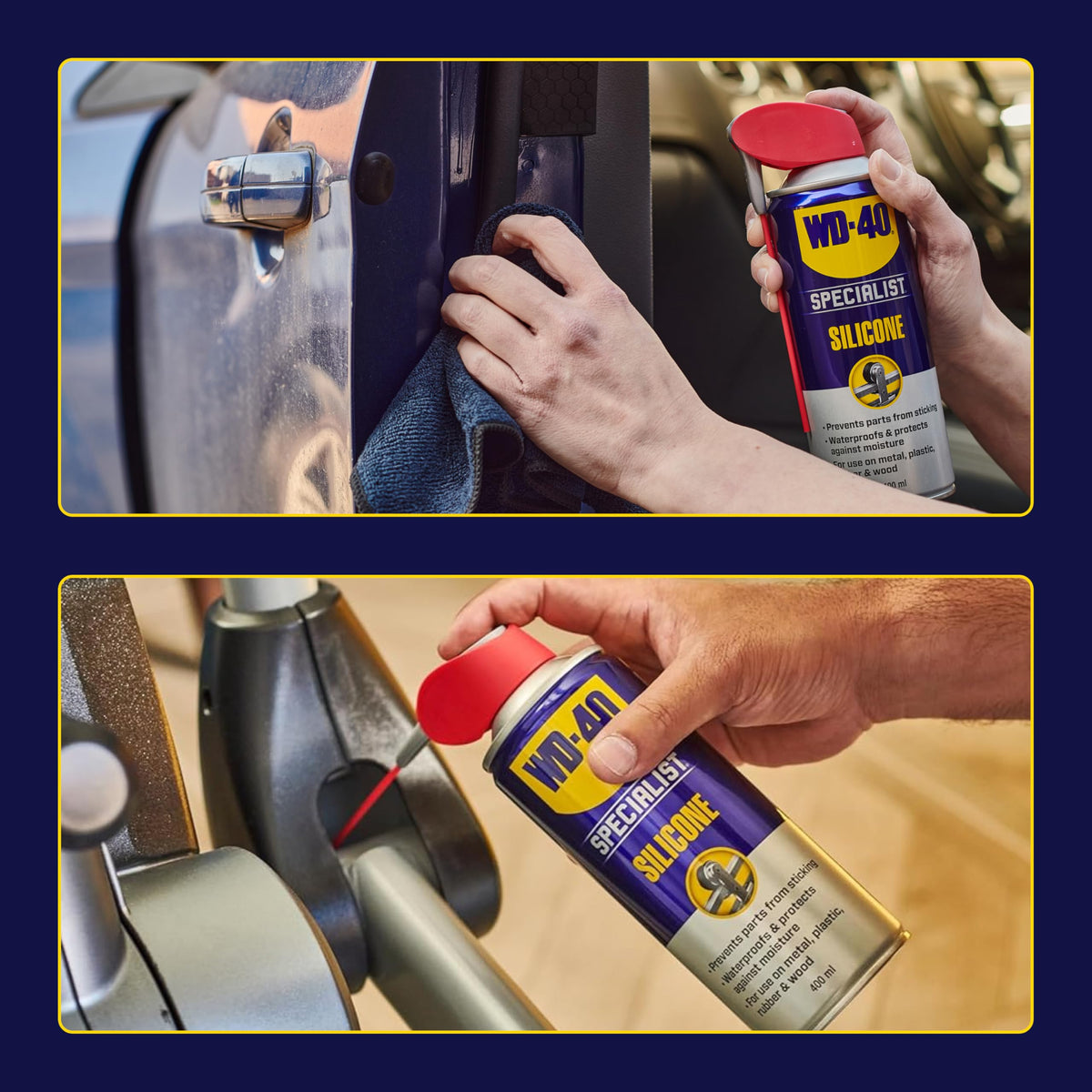 WD-40 Specialist Silicone Lubricant Spray, Smart Straw, All-Weather, 400ml