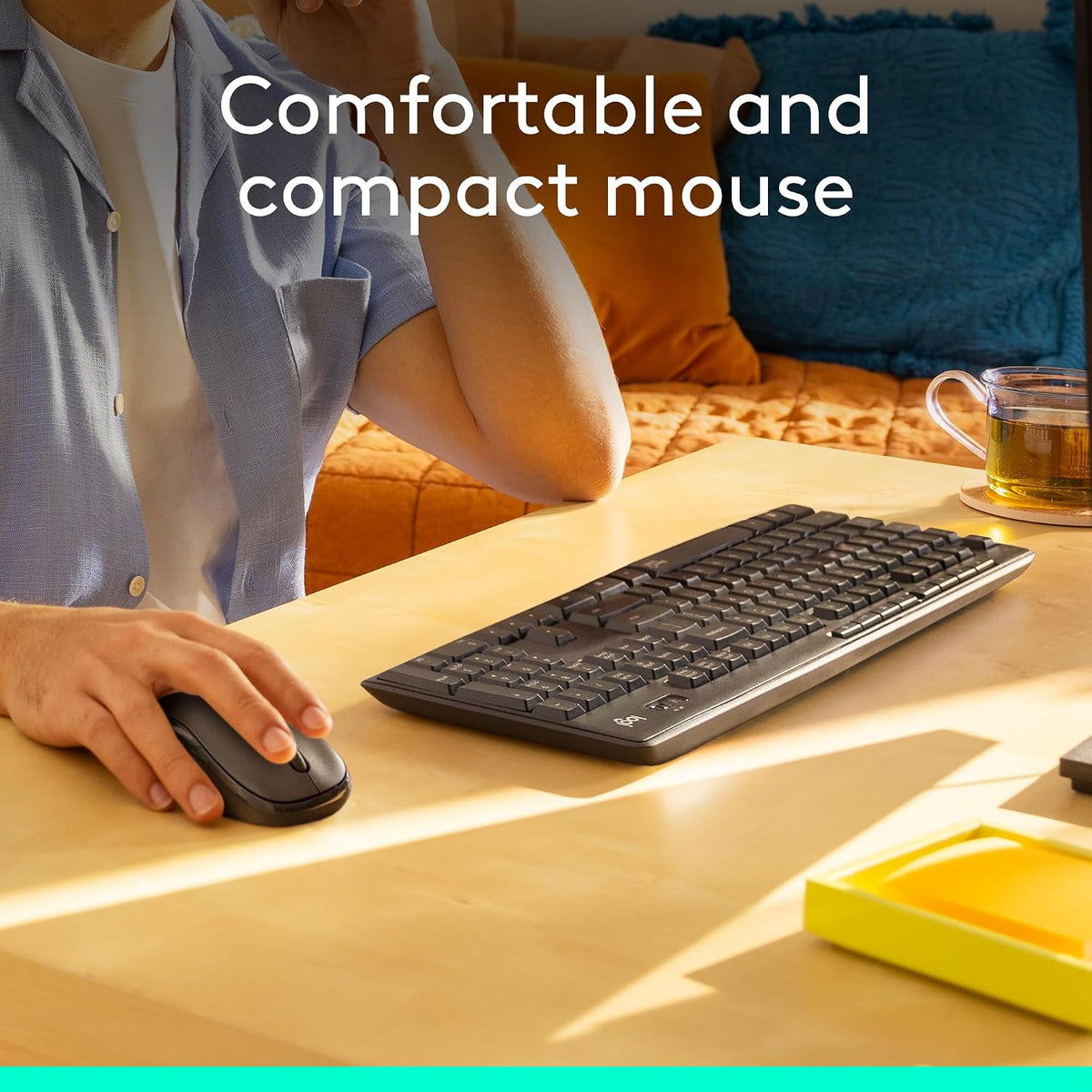 Logitech MK295 Silent Wireless Mouse & Keyboard Combo