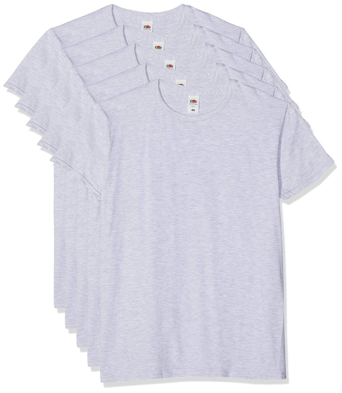 Fruit of the Loom Men's T-Shirt Iconic Tee, Lightweight Ringspun Tee, 5 Pack