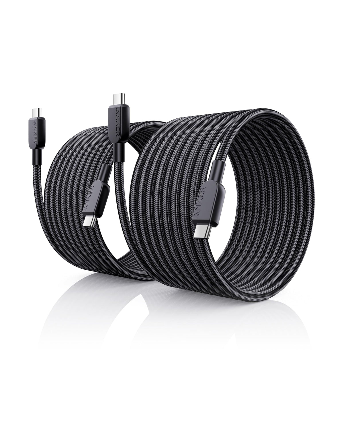 Anker 240W USB C to USB C Cable, Fast Charging Cord (2pack, 1.8m, Black)