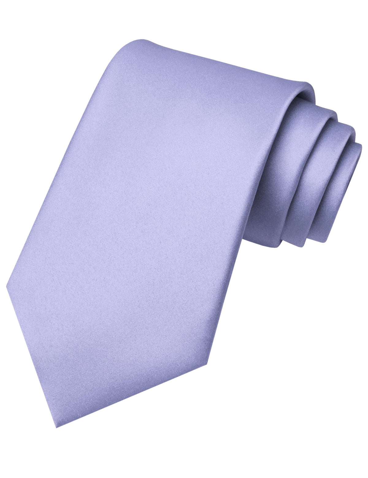 RBOCOTT Solid Color Tie Mens Necktie for Business and Wedding Party