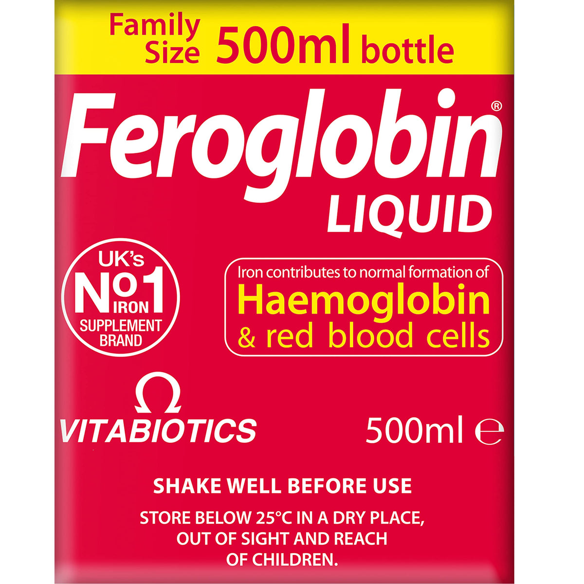 Feroglobin Iron Supplement Capsules Support Iron Defficiency, Anemia and Blood Formation, Boost Energy, Immunity and Vitality While reducing Fatigue and Tiredness