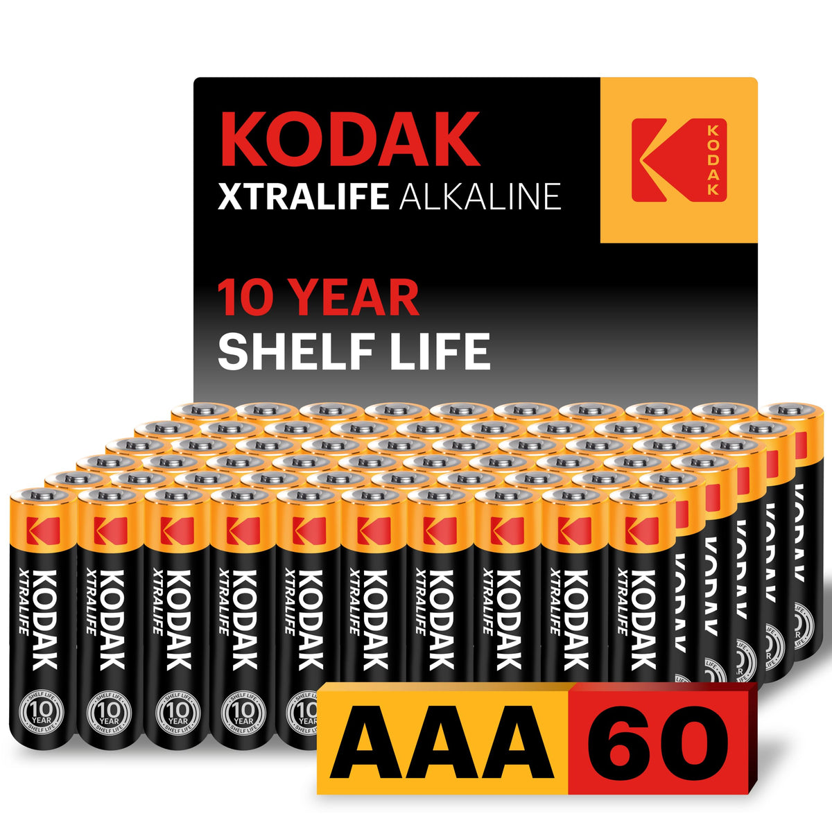 KODAK AAA Alkaline Batteries (24 Pack) Triple A Battery, LR03 1.5V