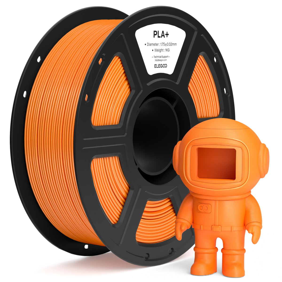 ELEGOO PLA+ 3D Printer Filament 1.75mm Pink 1KG