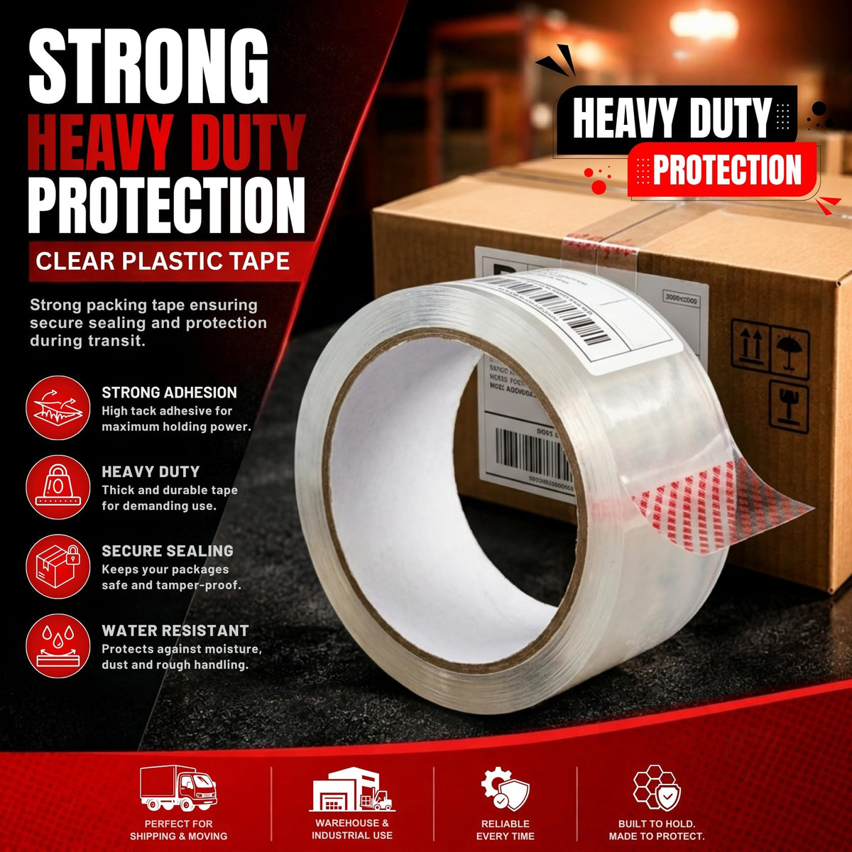 JeeJaan® 3 Rolls of Yellow Duct Tape 50mm x 50m Heavy Duty Waterproof Gaffa Tape for Electrical Plumbing Use Strong Adhesive Durable Ideal for Sealing Fixing and Wrapping Projects