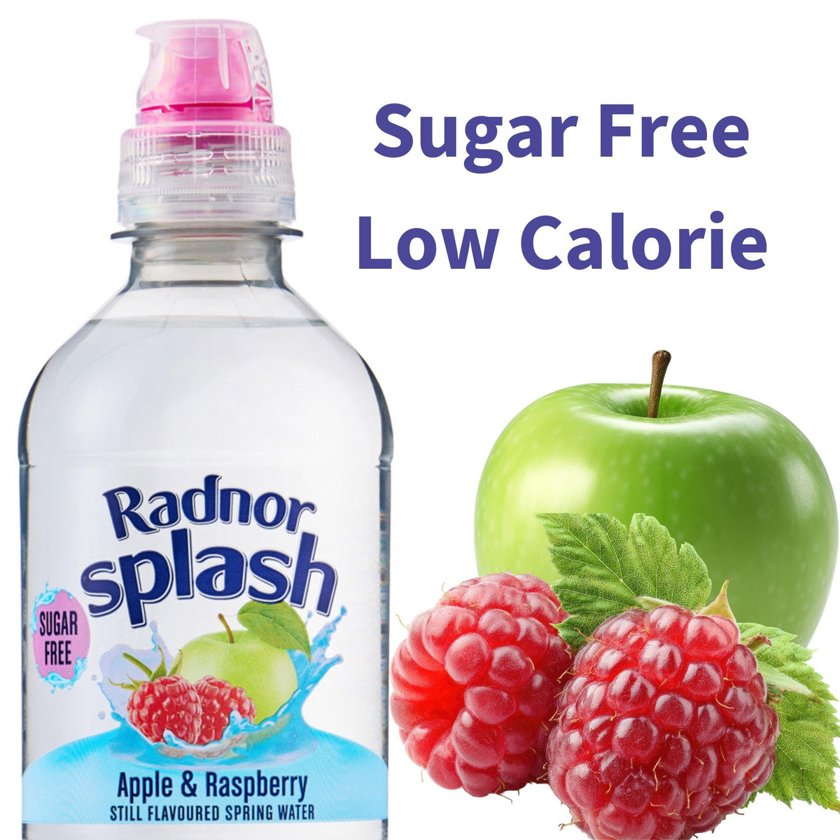 Radnor Splash Flavoured Water Sugar Free 500ml - Pack of 24 (Strawberry)