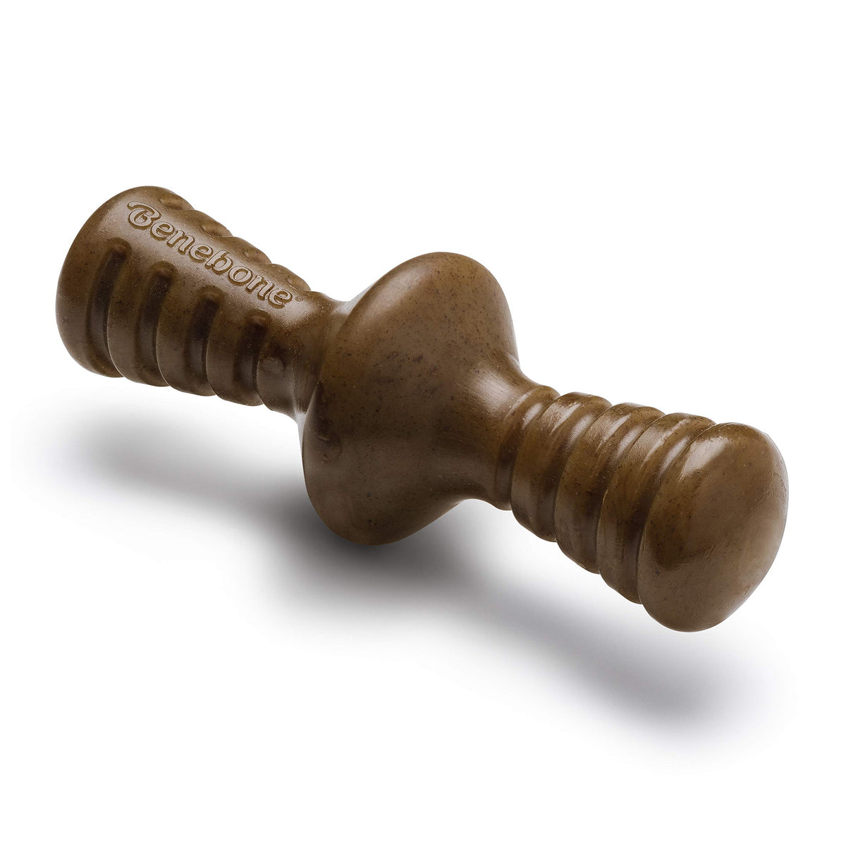 Benebone Wishbone Dog Chew Toy for Aggressive Chewers, Real Bacon, Medium