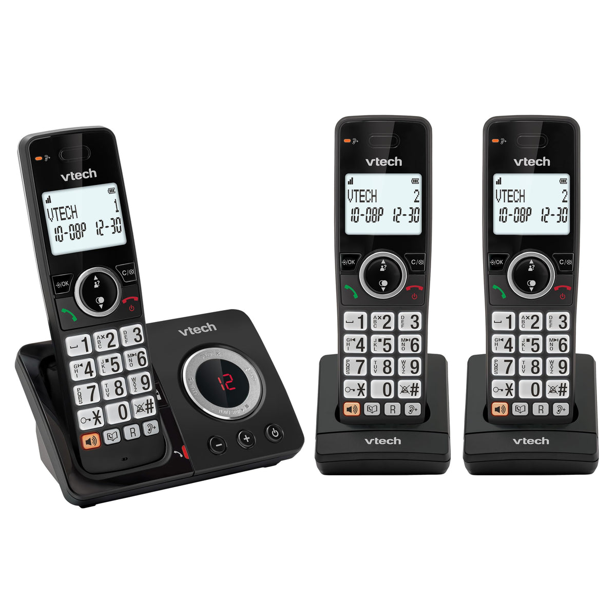 VTech EA5050 DECT Cordless Phone with Answering Machine,Nuisance Call Blocker, Volume Booster, Easy-to-Read Backlit Display, 18 Hours Talk-time, Handsfree Speakerphone, Single Handset