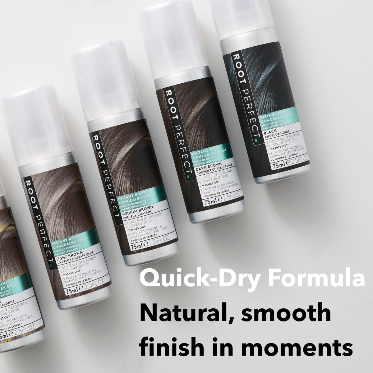 Root Perfect Root Touch Up Concealer Spray Dark Brown 75ml