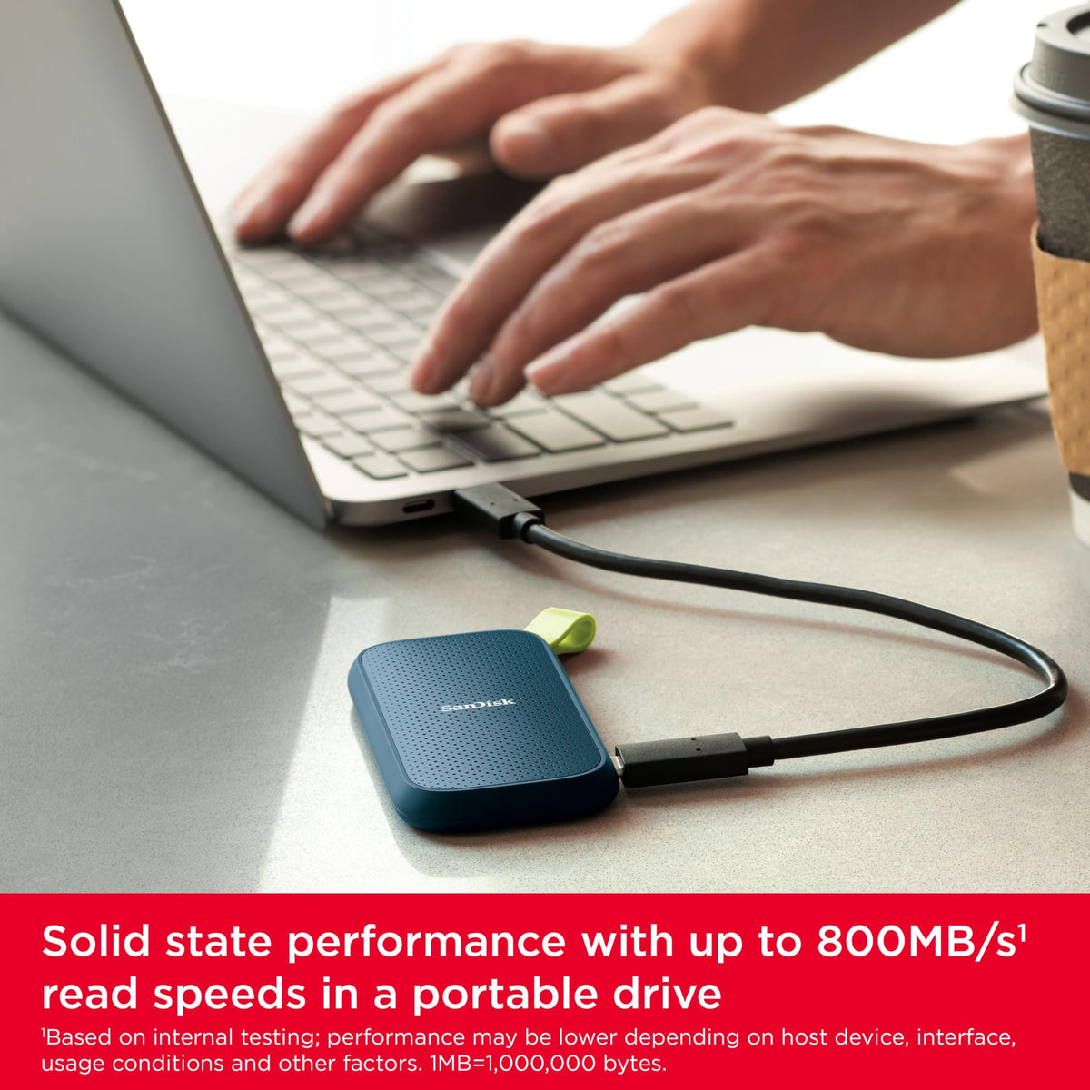 SanDisk Extreme Portable SSD 2TB - Up to 1050MB/s Read Speeds (Older Model)
