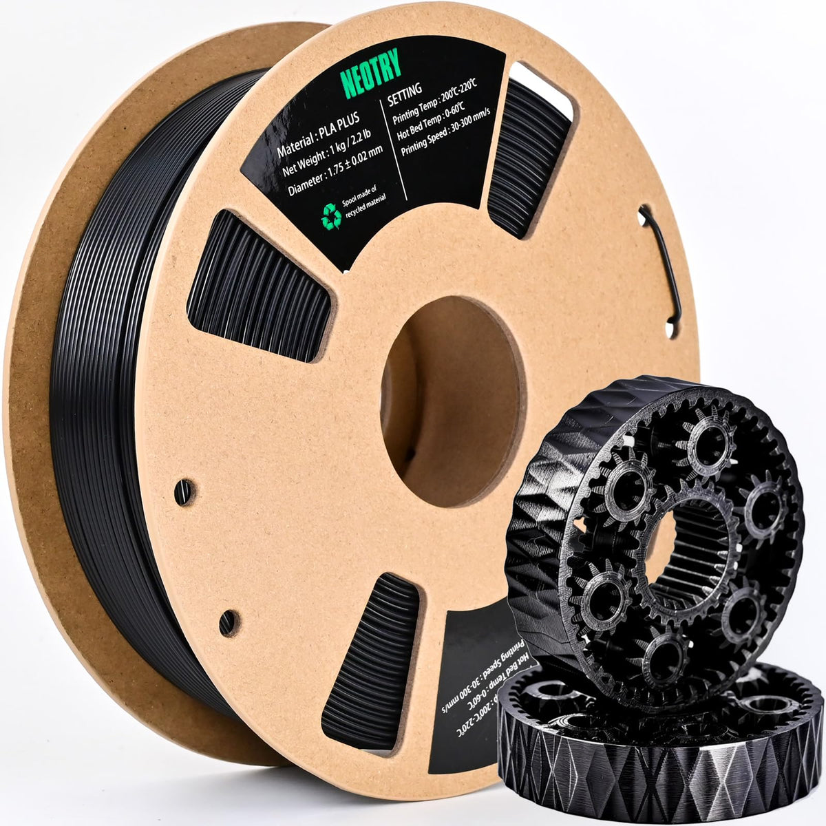 Silk Tri Colour PLA Filament 1.75mm 1kg, Multicolor 3D Printer Filament, Filament 3D Printing Materials for Most FDM 3D Printer, Silk PLA Red Yellow Blue, Rainbow PLA Filament 1.75mm ± 0.02