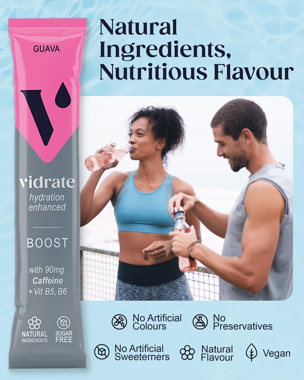 Vidrate Electrolytes Powder, Mixed Berry Variety Pack, 30 Sachets