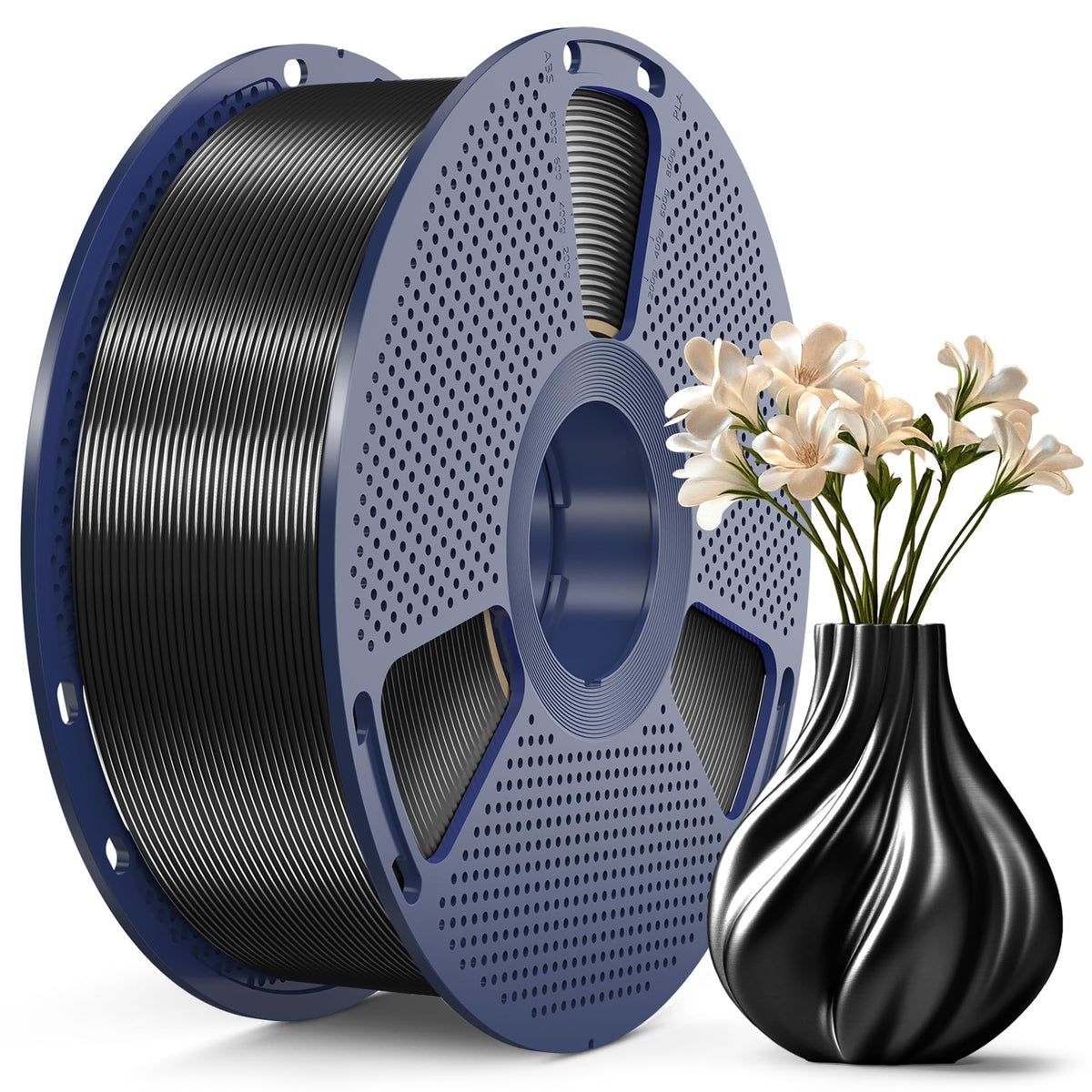 SUNLU Silk PLA+ Filament, Shiny Metallic Silk 3D Filament 1.75mm