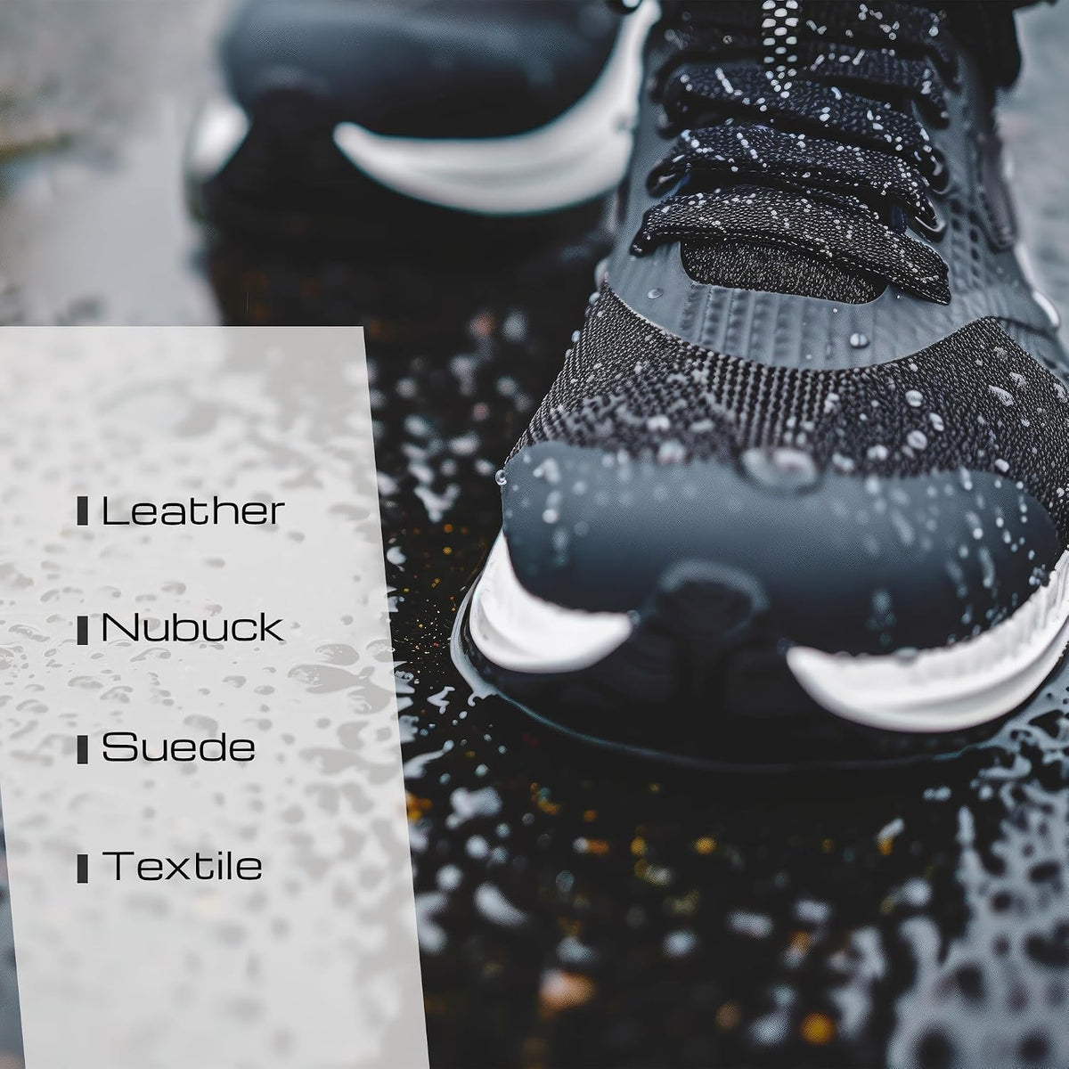 KAPS Nano Protector Waterproofing Spray for Suede, Leather, Nubuck, Textiles and TEX Materials, Moisture and Dirt Repellent - New Fast Drying Formula