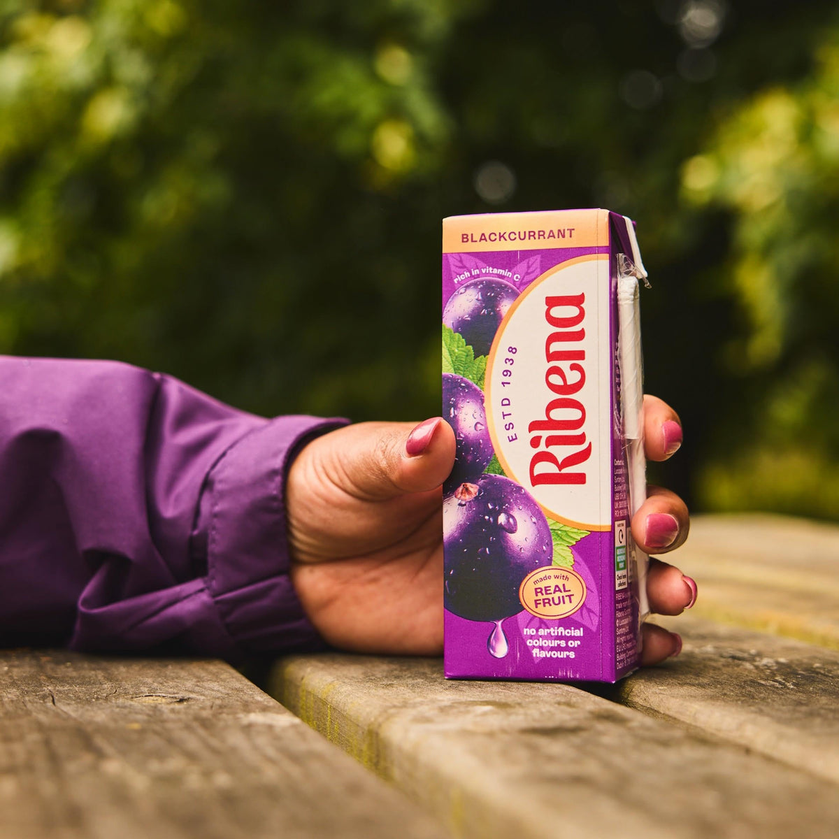 Ribena Blackcurrant Juice Drink Cartons - Multipack 6x250ml; Real Fruit; Rich In Vitamin C; No Artificial Colours or flavours ; Perfect For On The Go