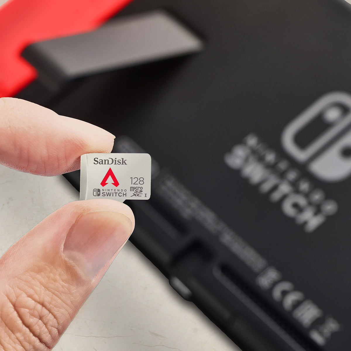 SANDISK microSD Card 128GB, Super Mario Super Mushroom Edition