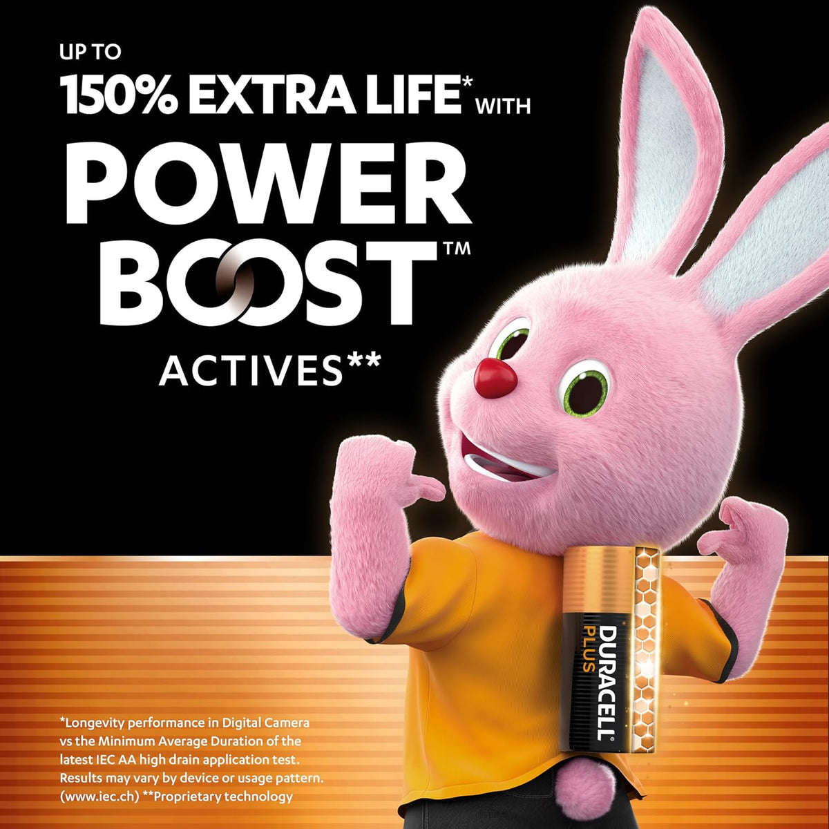DURACELL Plus AA and AAA Batteries (combo Pack of 12xAA and 8xAAA) – Alkaline Batteries 1.7V – With POWER BOOST Actives – 0% Plastic Packaging – 10-Year Storage – MN150/ MN2400
