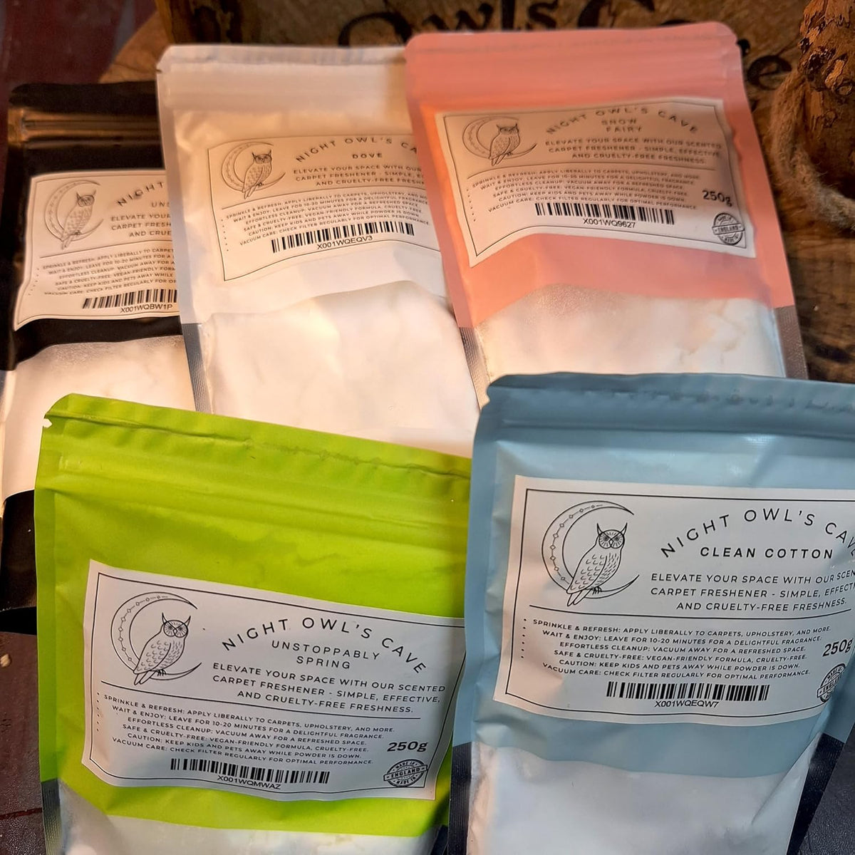 Handmade Highly Scented Carpet Freshener - 250g | Choose from Nine Irresistible Scents! | Vegan & Cruelty-Free | Expertly Crafted in the UK Long-Lasting Handmade (Alien)