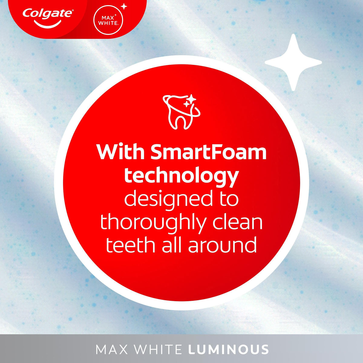 Colgate Max White Purple Reveal Teeth Whitening Toothpaste - Clinically Proven to Remove up to 100% of Surface Stains** - Fluoride Toothpaste - Colgate Multipack - 4 X 75ml