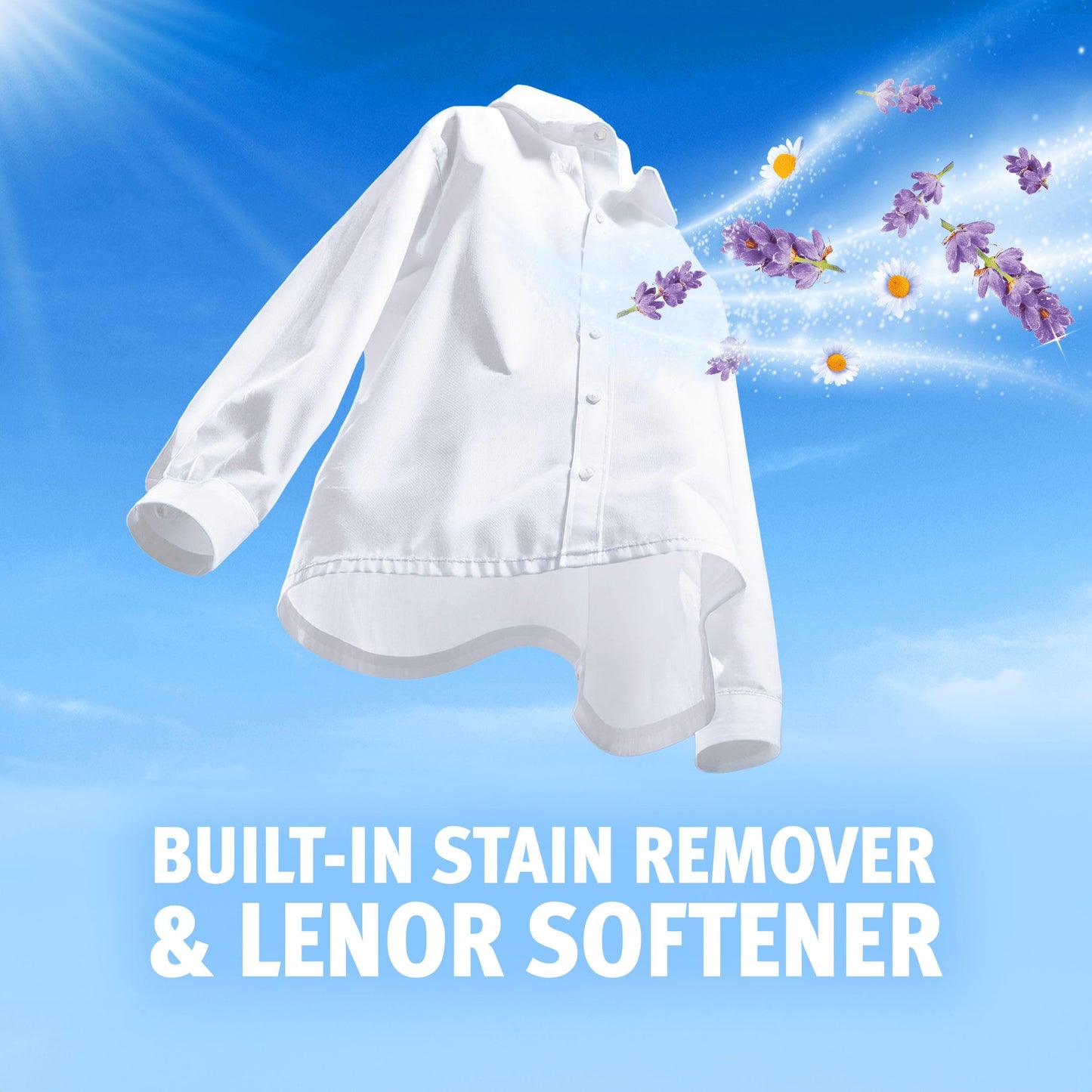Bold Lavender and Camomile PODS® Washing Liquid Laundry Detergent Capsules 85 Washes, 85ct, Outdoor Freshness that Lasts and Lasts, with Built-in Lenor Softener