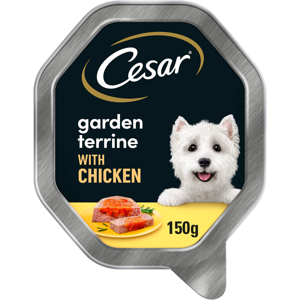 CESAR Pouch Selection in Jelly, Fresh Adult Wet Dog Food Pouches in Delicious Jelly with Succulent Meats and Vegetables, 48 x 100 g