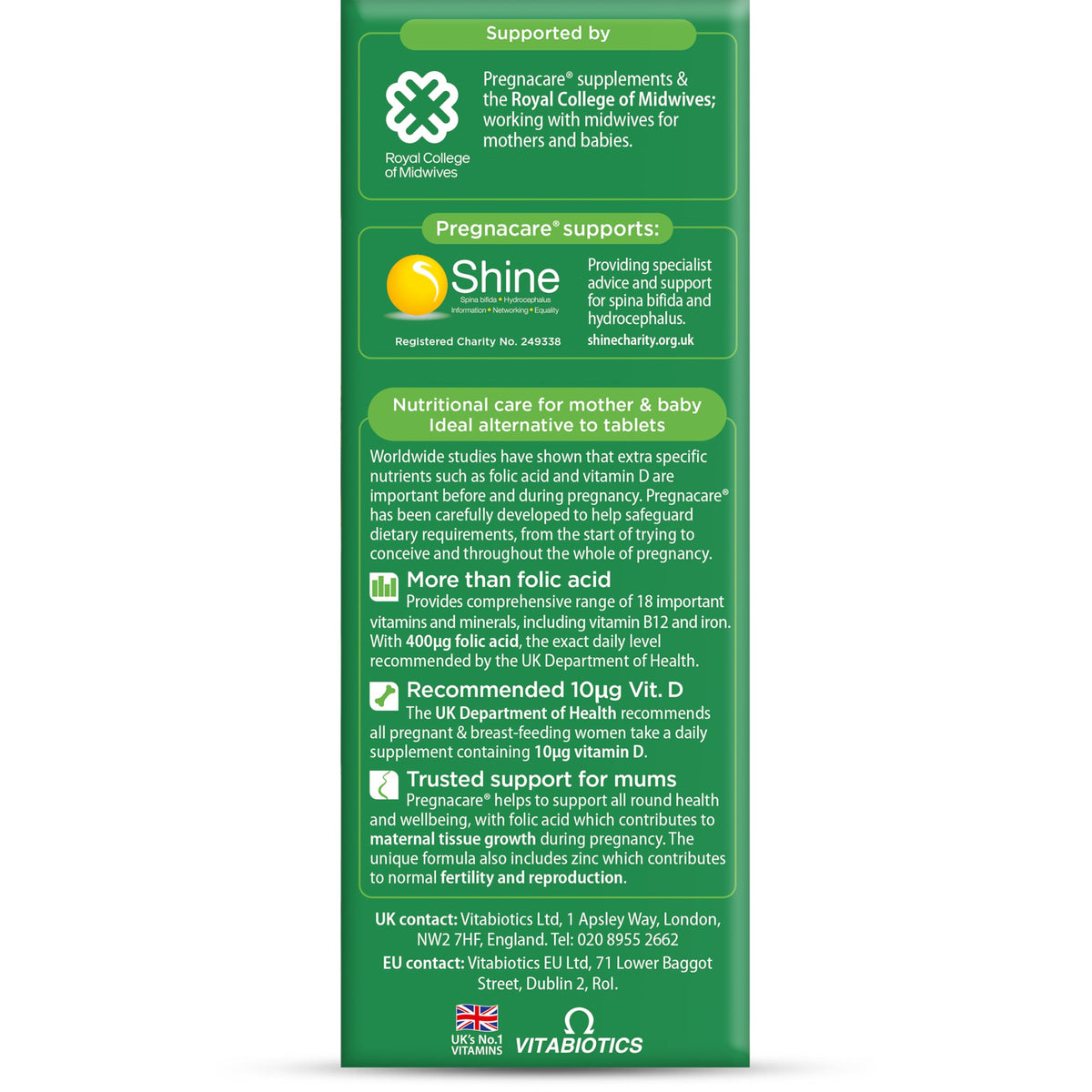 Pregnacare MAX Pregnancy Vitamins - UK's No.1 Pregnancy Brand. Greater Prenatal Care for Women, Supplement with Added Omega-3 DHA for Normal Brain and Eye Development