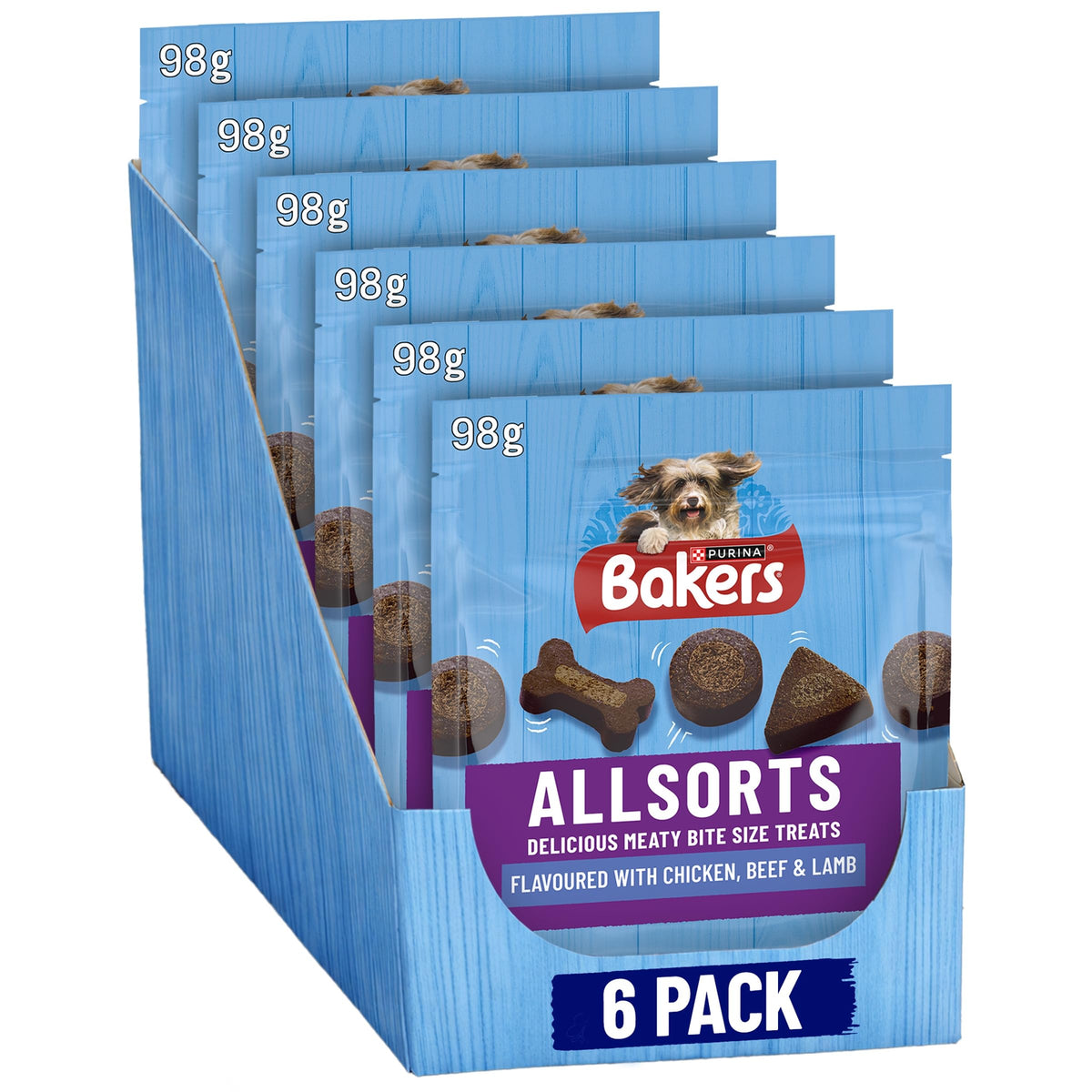 BAKERS Sizzlers Bacon Dog Treats 315g (Pack of 3)