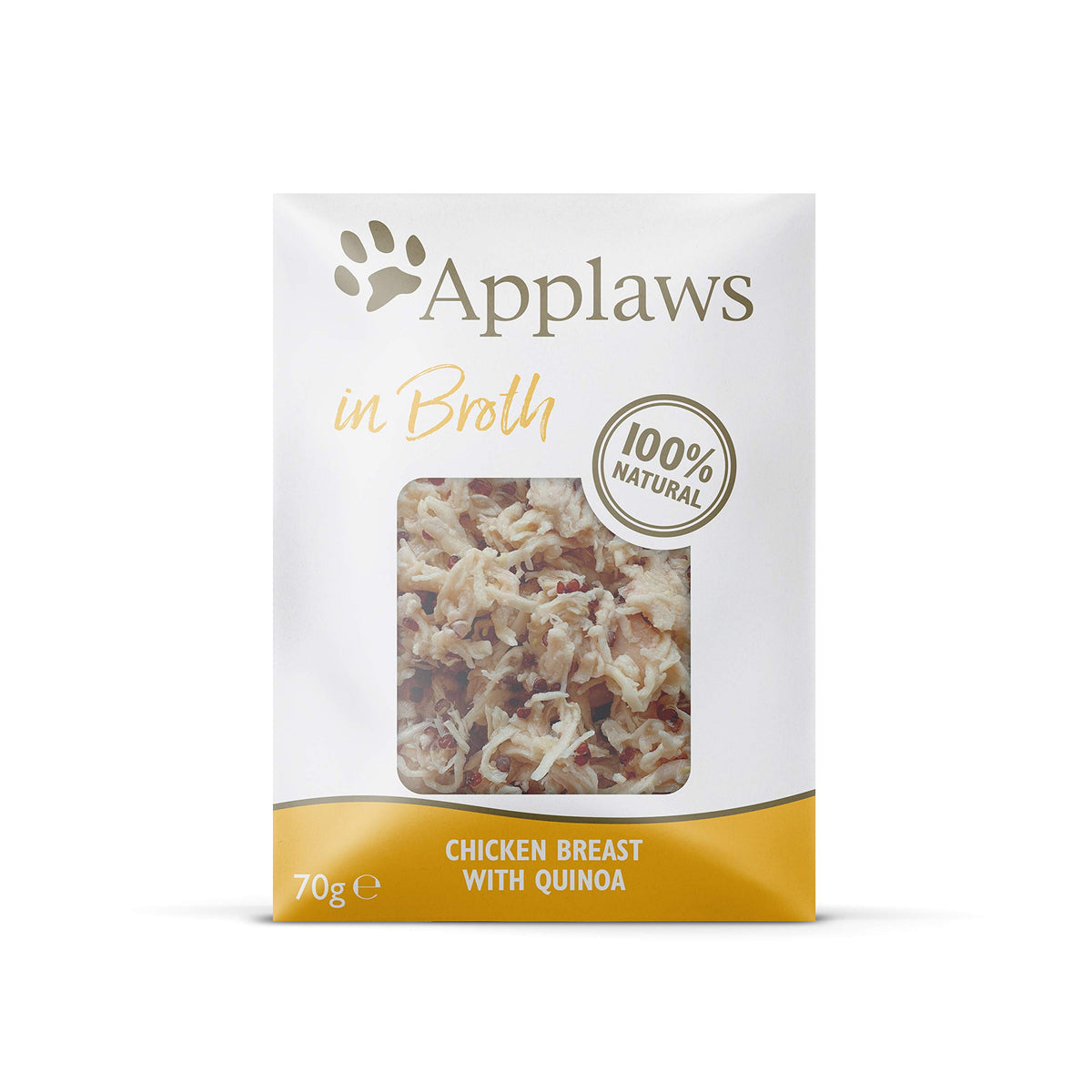 Applaws Natural Wet Cat Food, Multipack Fish Selection in Broth 70 g Tin (Pack of 12)