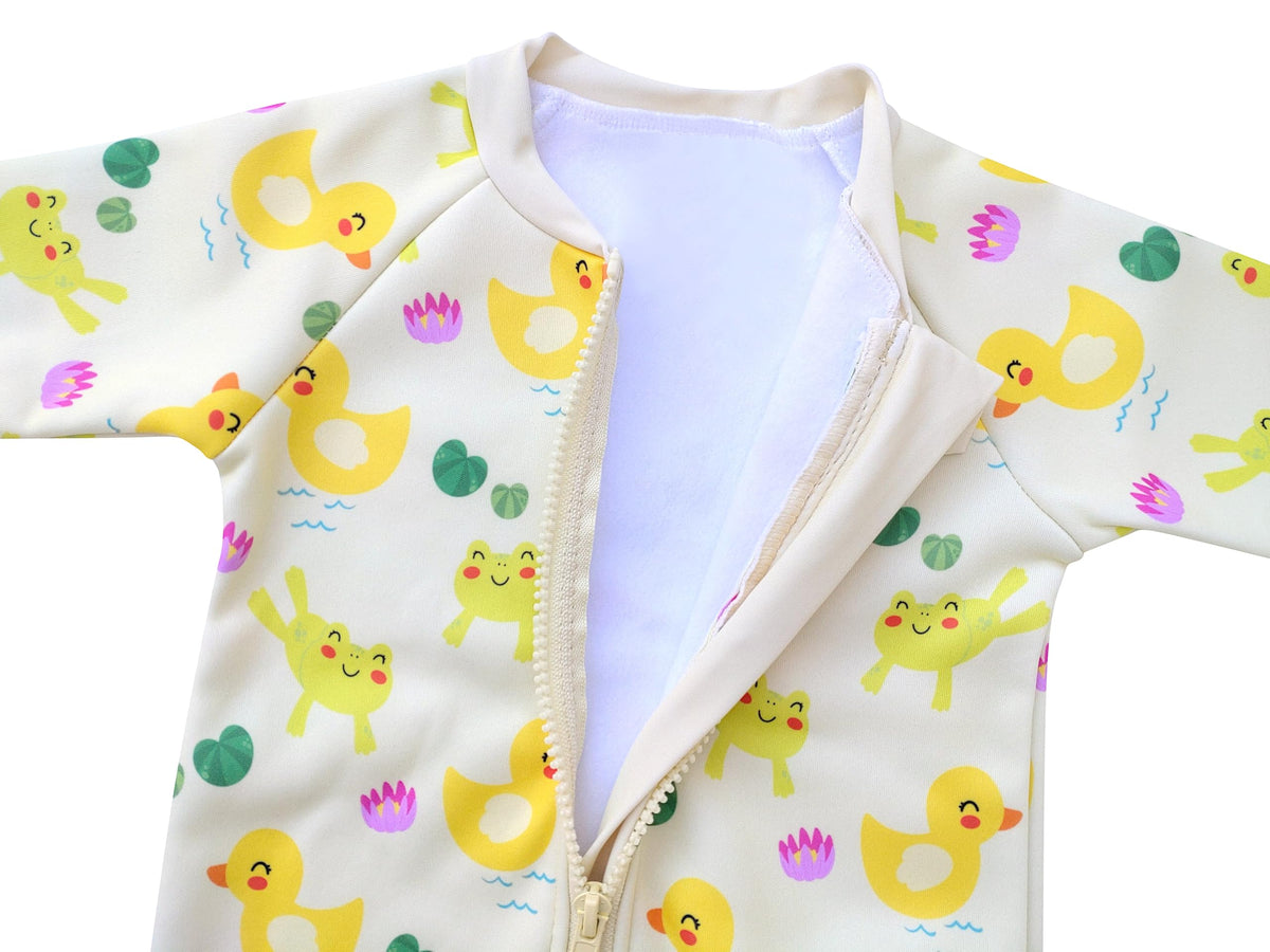 Swimbubs Baby Swimming Warm Suit Boys Fleece Lined Wetsuit Girls UV UPF50 Sun Protection Swimsuit