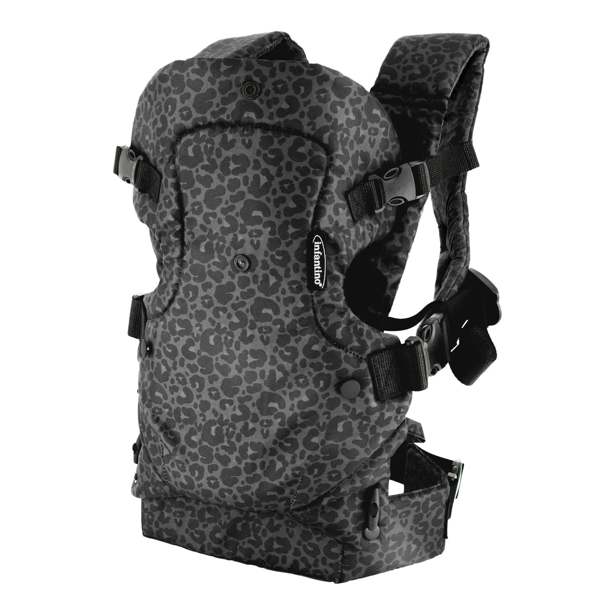 Infantino Flip Advanced 4-in-1 Baby Carrier - Ergonomic, Convertible, Face-in and Face-Out Front and Back Baby Carrier for Newborn to Toddler 3,6-14,5kg, Grey